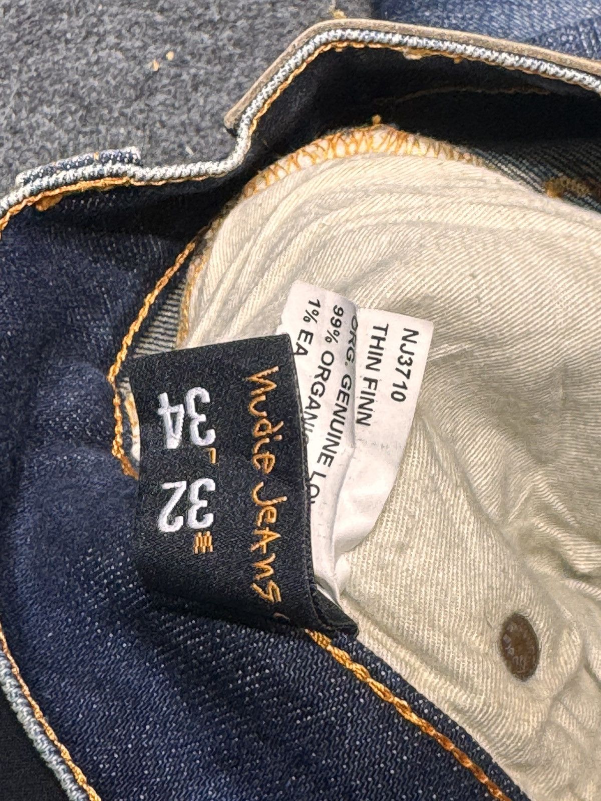 Nudie Jeans Nudie Jeans Co.-Grim Tim (Dry Organic) Made in Italy Size US 32 / EU 48 - 7 Thumbnail