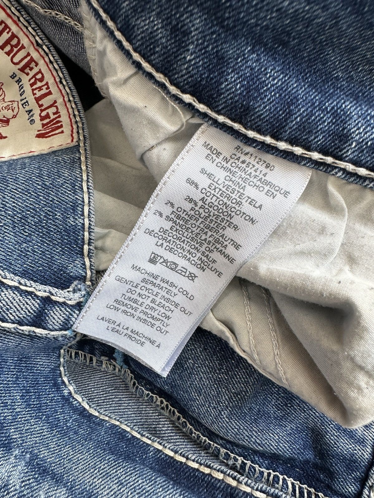 True Religion TRUE RELIGION Ricky Relaxed Straight Blue Jeans Pants sz 32 Size US 32 / EU 48 - 12 Thumbnail