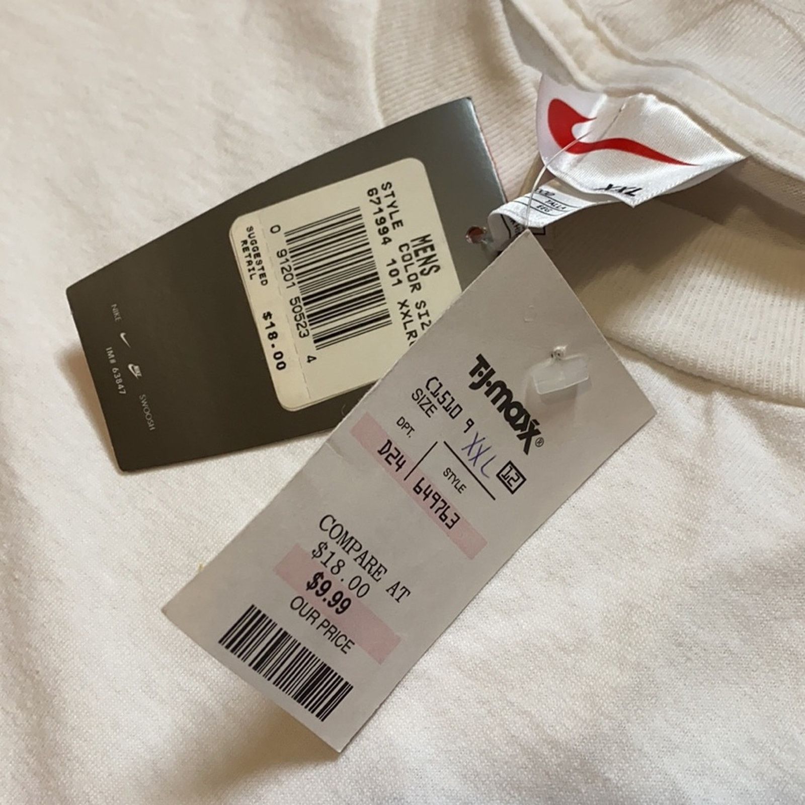 Nike 90s Nike Short Sleeve Size US XXL / EU 58 / 5 - 3 Thumbnail