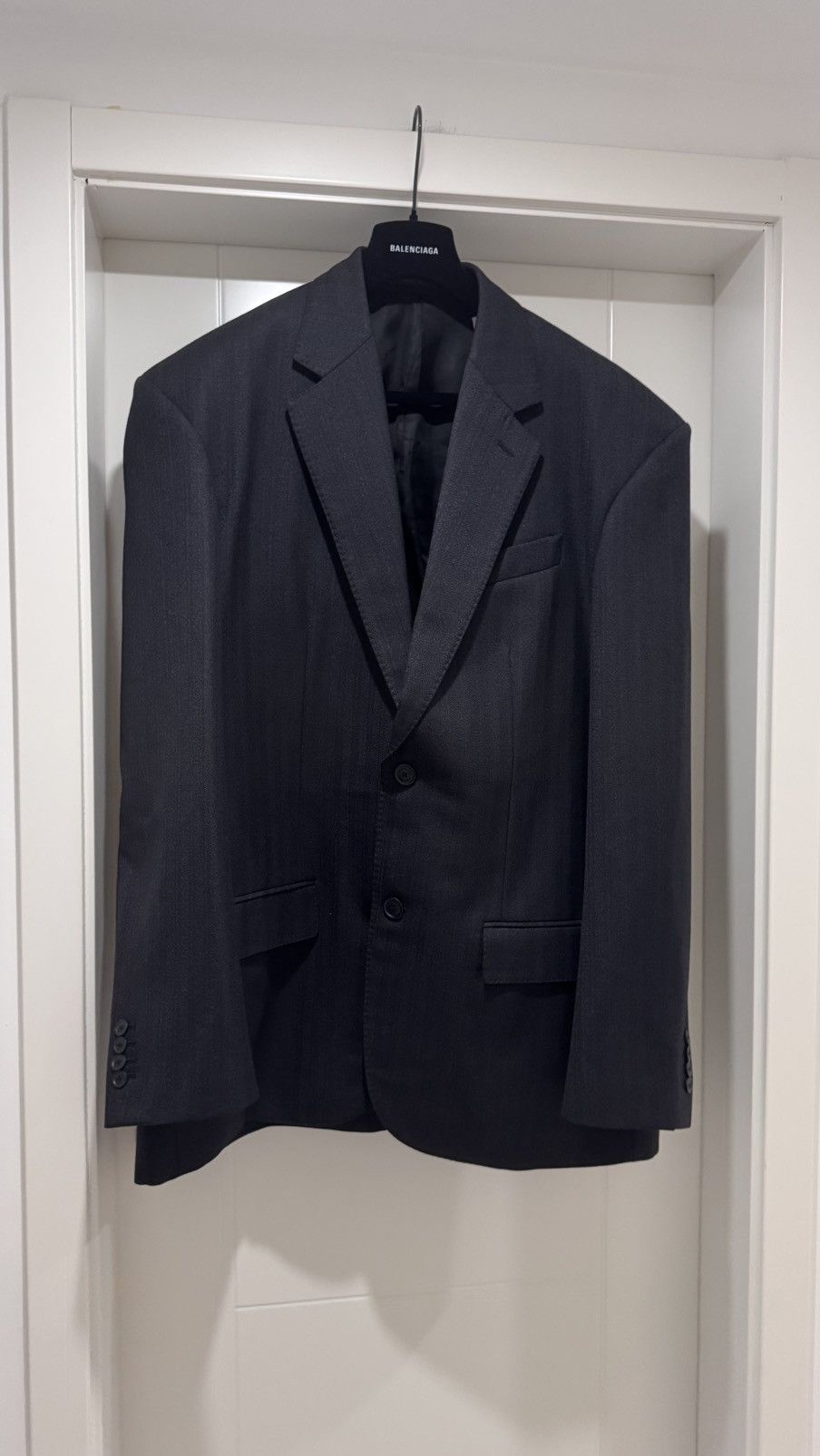 Balenciaga Balenciaga Garde Robe Wool Blazer Size 44S - 2 Thumbnail