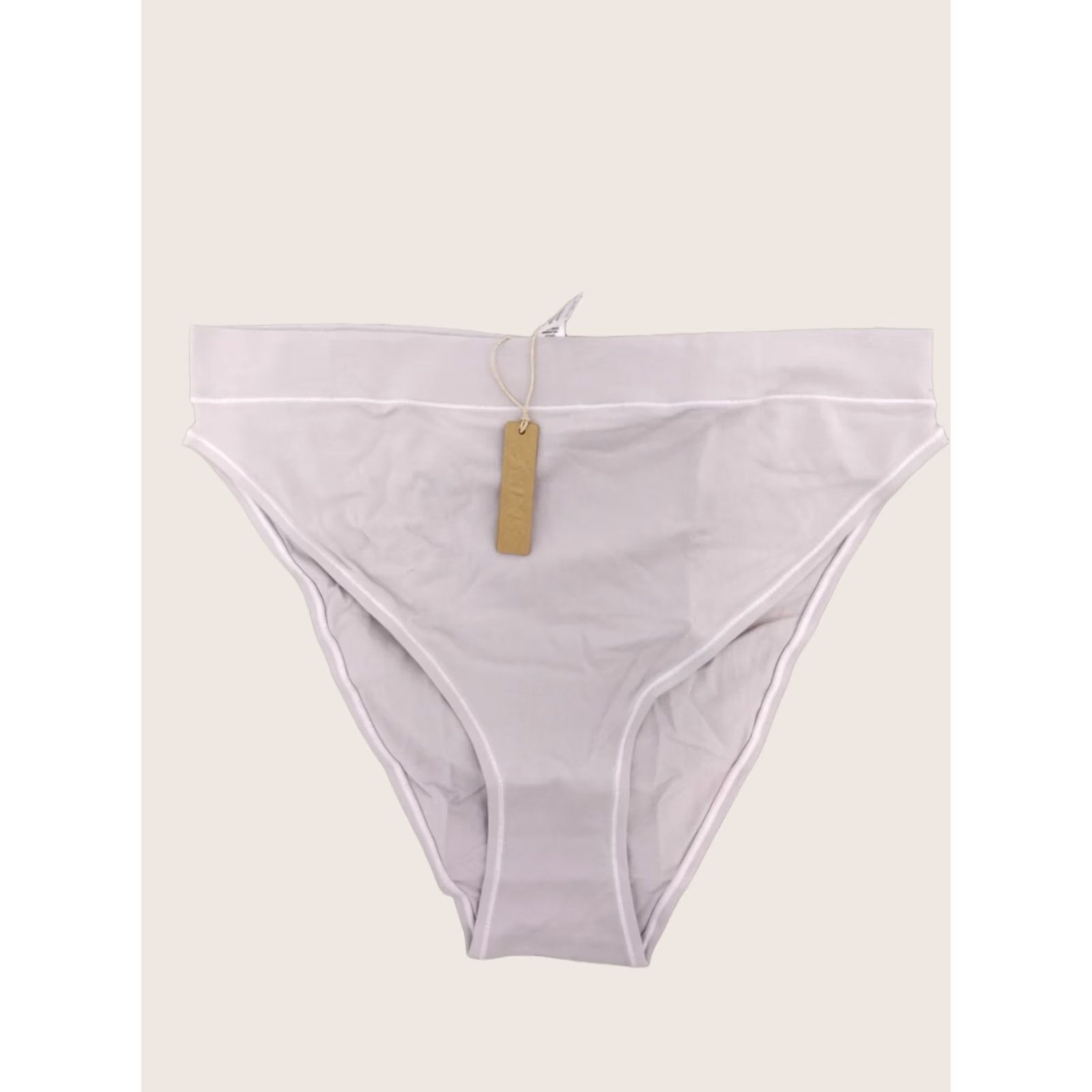 SKIMS SKIMS Panties Tanga Plus 4X Iris Mica Cotton Blend 90% Cotton / 10% Spandex Hand Wash Only Size 40" / US 18 - 1 Thumbnail