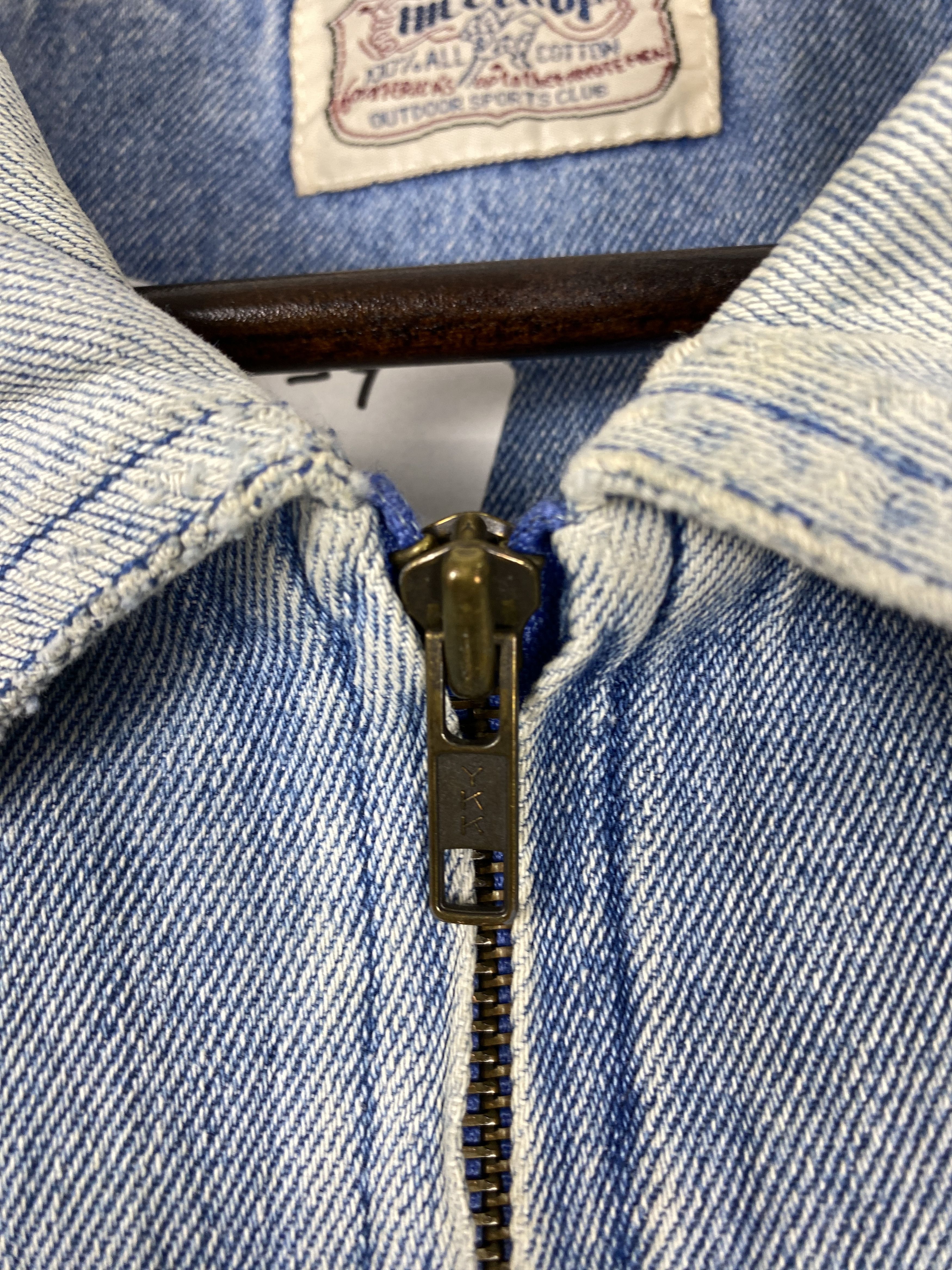 Japanese Brand Vintage Hill Crop Denim Jacket 90s Style J2139 Size US M / EU 48-50 / 2 - 3 Thumbnail