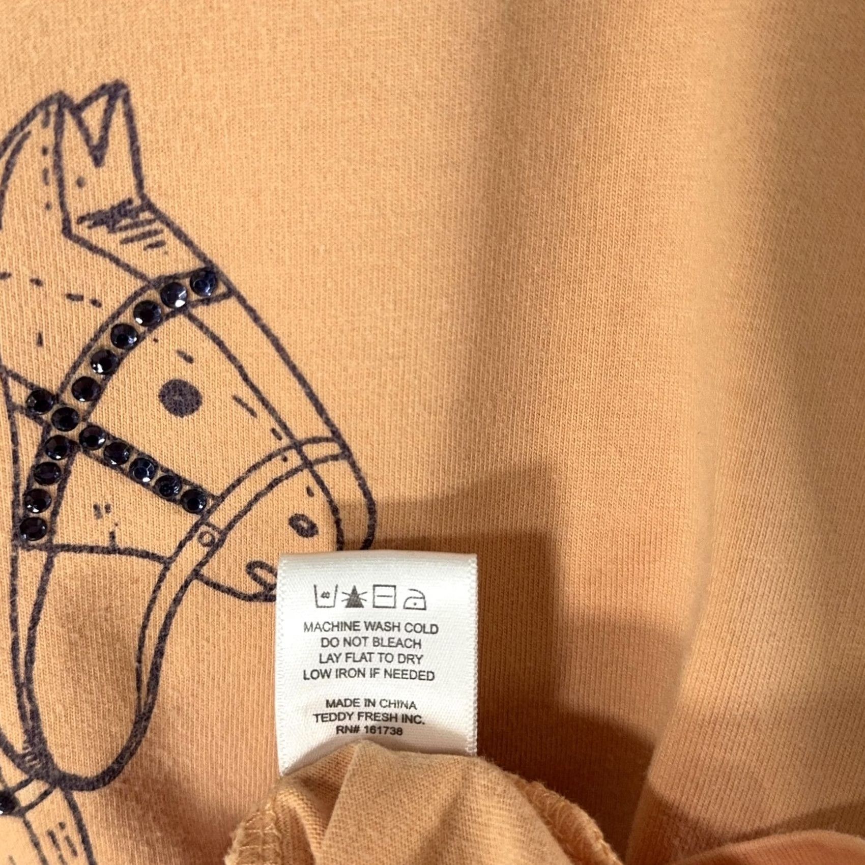Teddy Fresh Teddy Fresh Shirt Mens Medium Cowboy Teddy Bear Thrill Is Gone Long Sleeve Tee Size US M / EU 48-50 / 2 - 6 Thumbnail