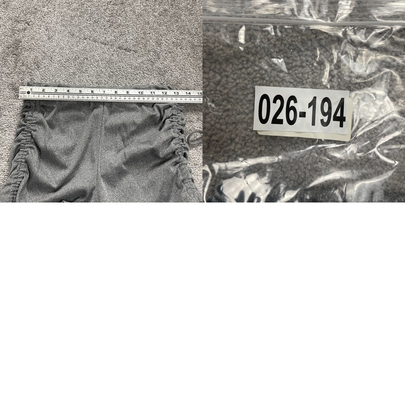 Vintage Sason Active Booty Shorts Women M Gray Side Lace Active Casual Stretch 26x2 Size 32" / US 10 / IT 46 - 8 Thumbnail