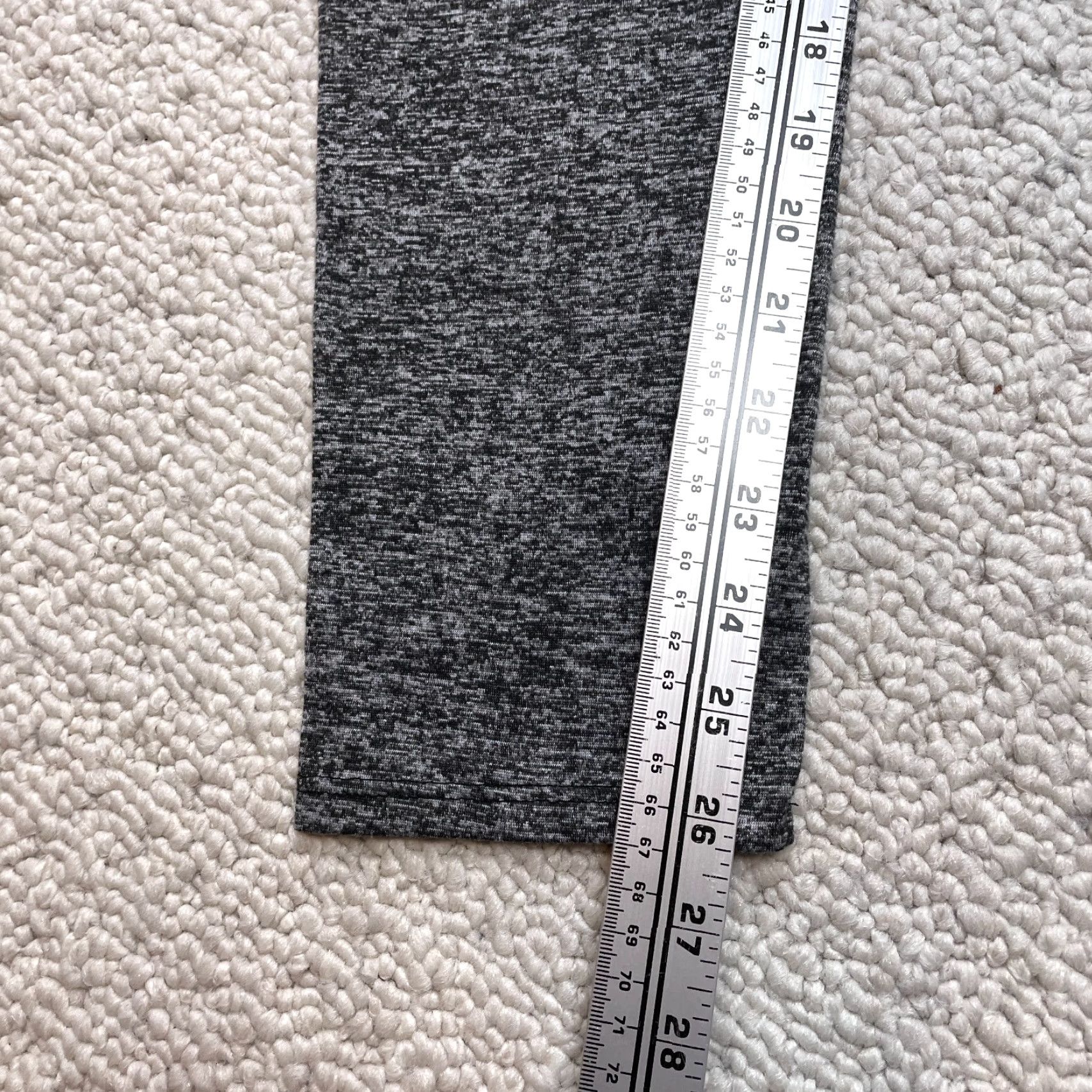 Vintage SEE YOU MONDAY Legging Yoga Pants Womens 30x26 Heather Gray Activewear Pants 30 in Gray 88% Polyester/12% Spandex Athletic Stretch Womens Size 30" / US 8 / IT 44 - 3 Thumbnail