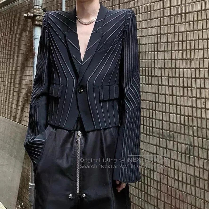 Rick Owens rick owens neue alice structured blazer jacket. Size S / US 4 / IT 40 - 9 Thumbnail