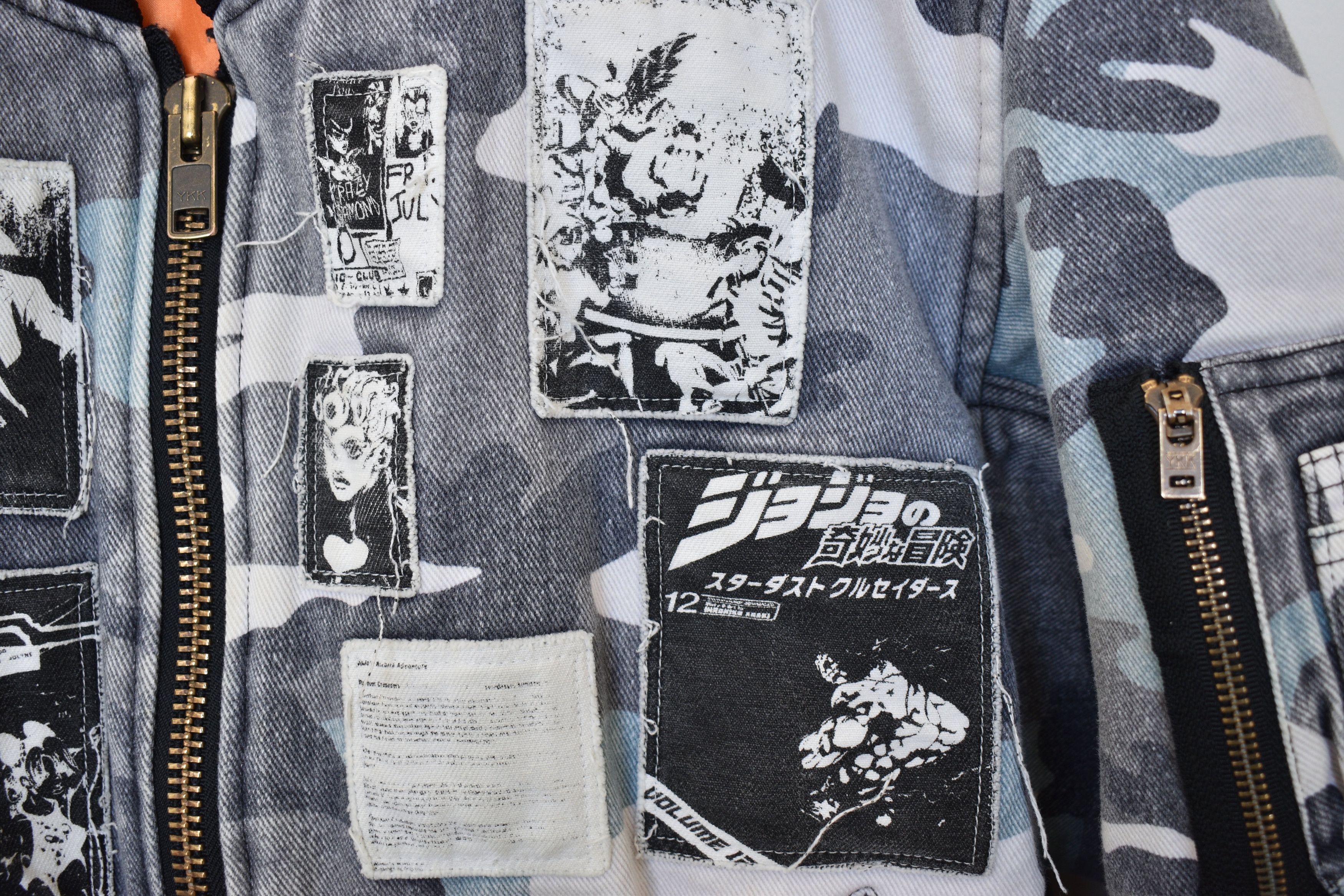 Rough Simmons OG 2019 Ora! Ora! Ora! riot bomber arctic camo jojos bizzare Size US L / EU 52-54 / 3 - 7 Thumbnail