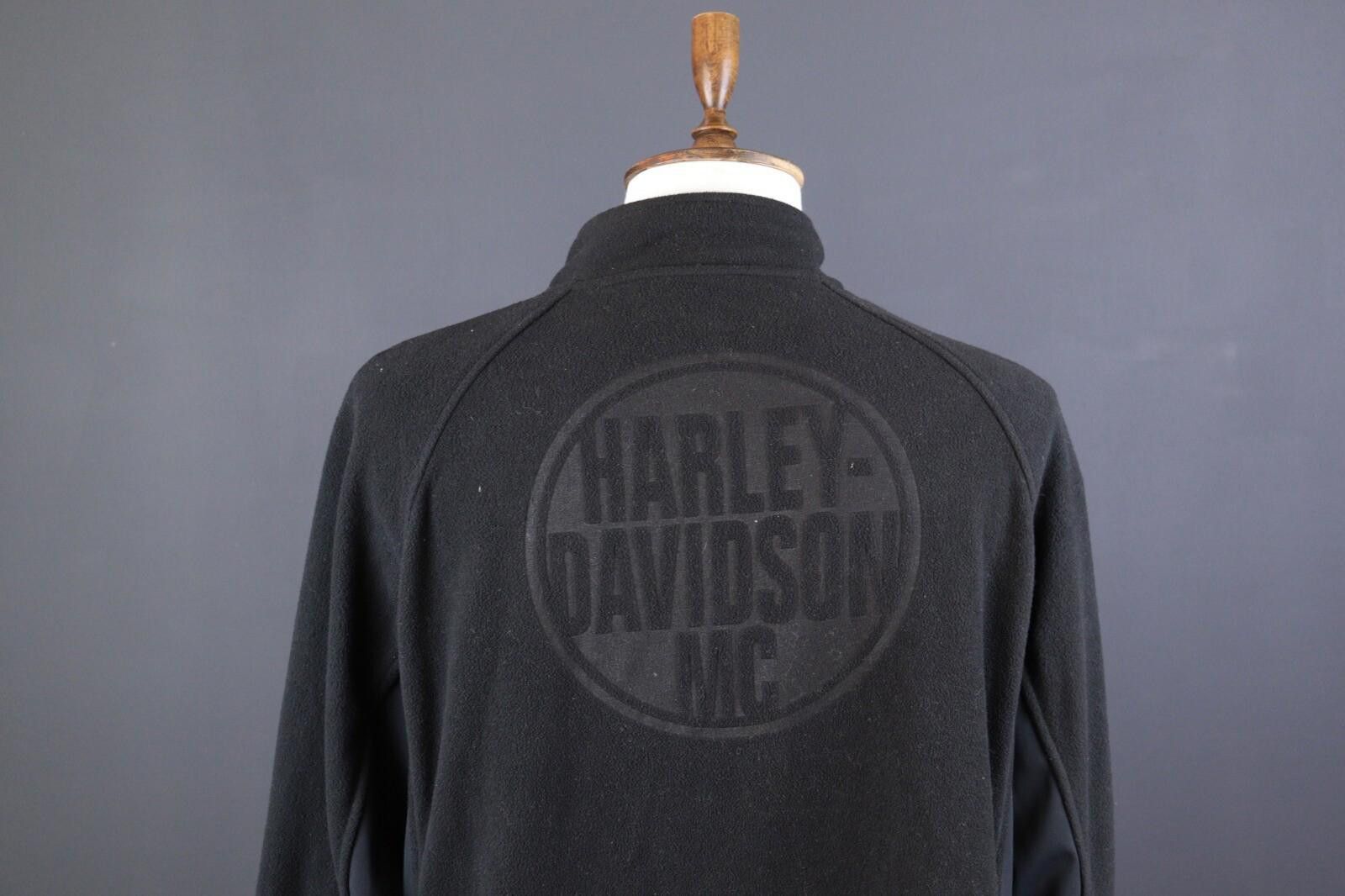 Other HARLEY DAVIDSON MC Black Big Fleece Jacket Size 2XL Size ONE SIZE - 8 Thumbnail