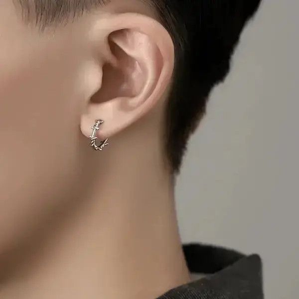 Jewelry Torn punk earrings （1pairs） Size ONE SIZE - 3 Thumbnail