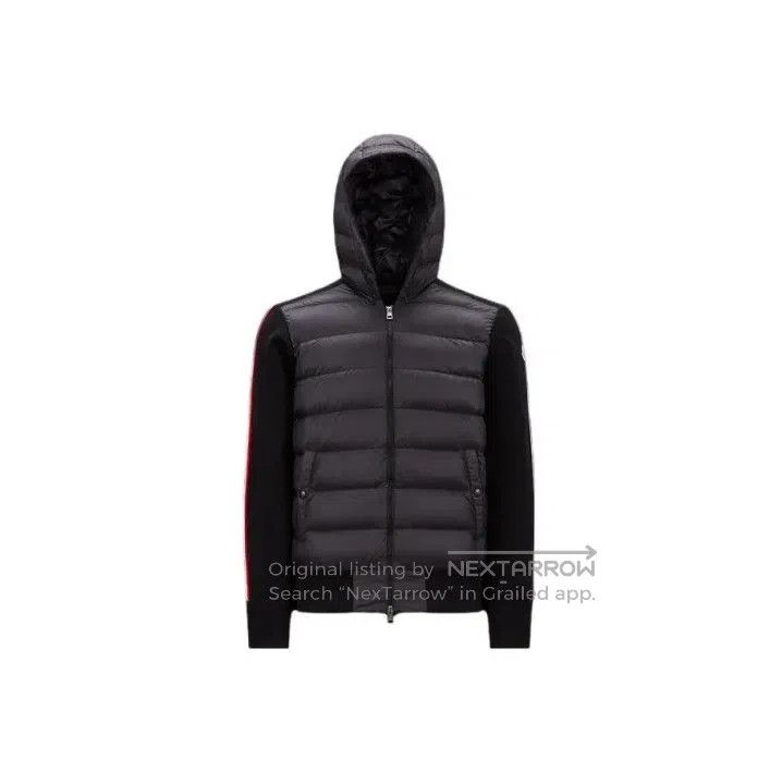 Moncler Moncler Padded Wool Down Hooded Zip Cardigan. Size US L / EU 52-54 / 3 - 1 Thumbnail