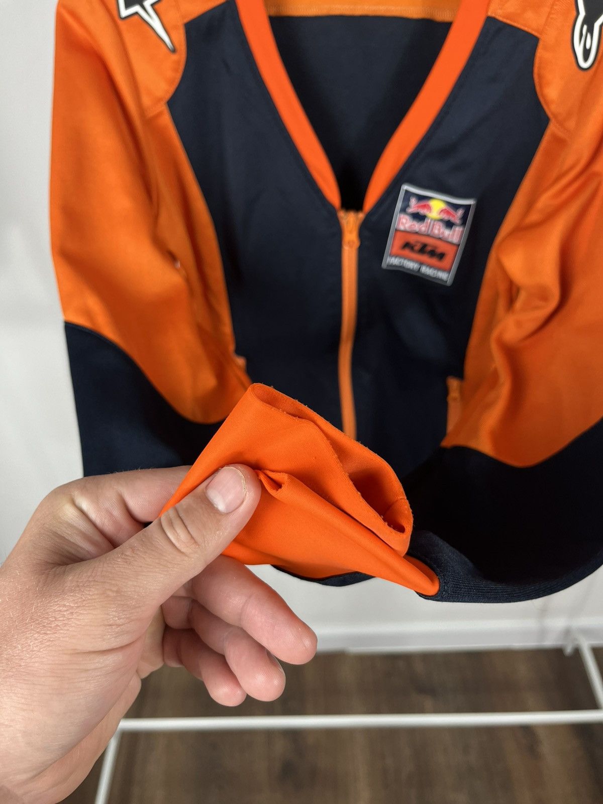 Alpinestars Alpinestars Red Bull KTM Racing Zip-Up Jacket Orange Navy Size US M / EU 48-50 / 2 - 11 Thumbnail