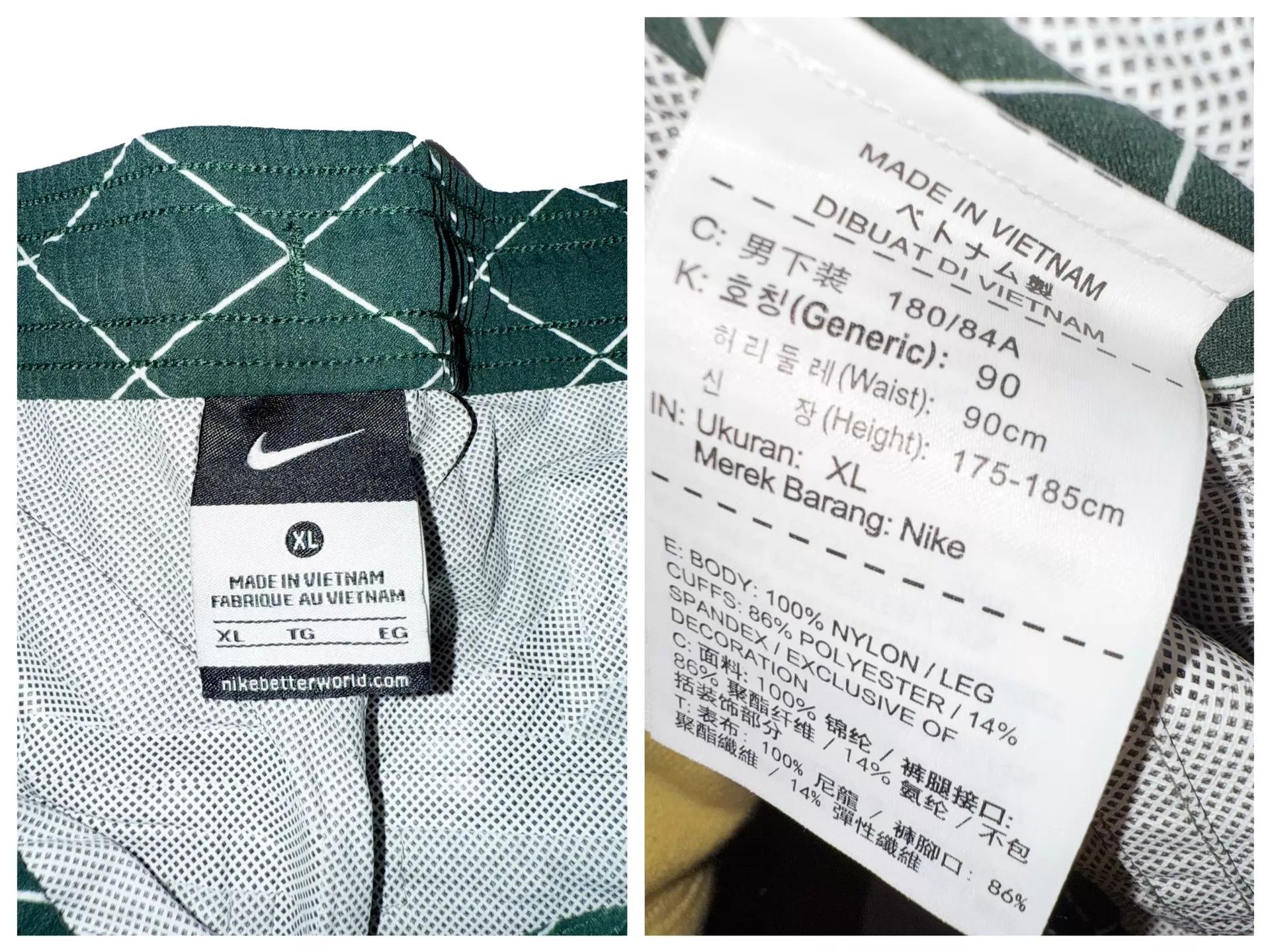 Nike Nike Lab Gyakusou Quilted Colorblocked Running Pants XL Size US 34 / EU 50 - 5 Thumbnail