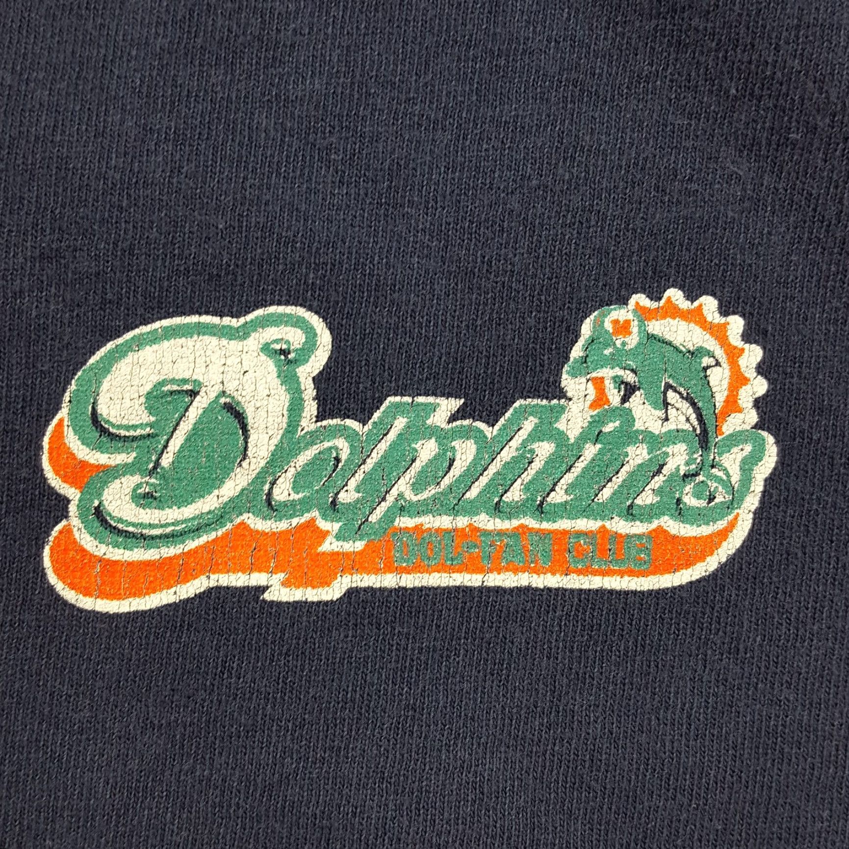 Delta VINTAGE Miami Dolphins Football T-Shirt Navy 2XL Mens 90s Retro NFL Dol-Fan Shirt Size US XXL / EU 58 / 5 - 6 Thumbnail