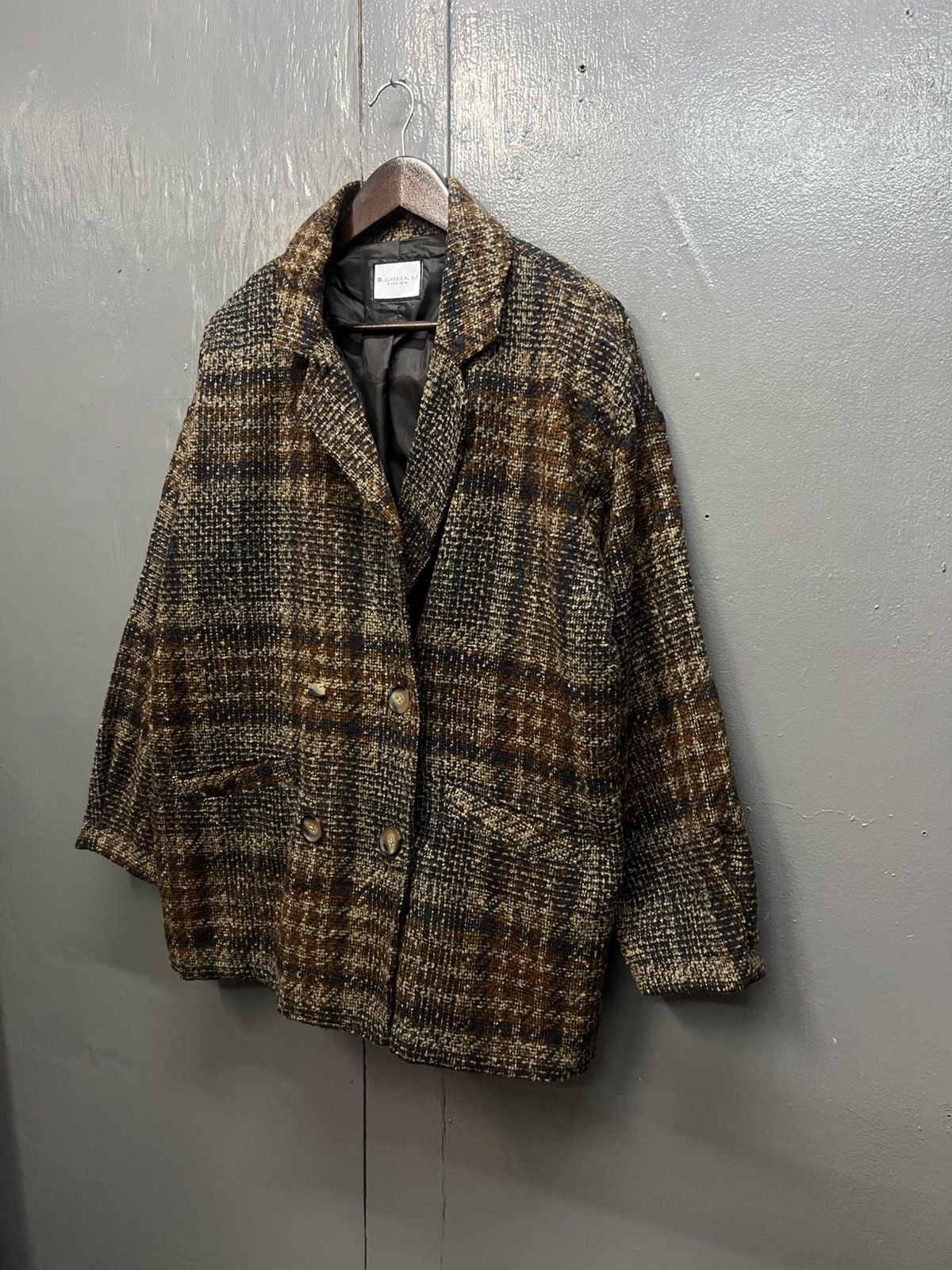 Japanese Brand Classical Elf Plaid Jacket Coat Size US L / EU 52-54 / 3 - 2 Thumbnail