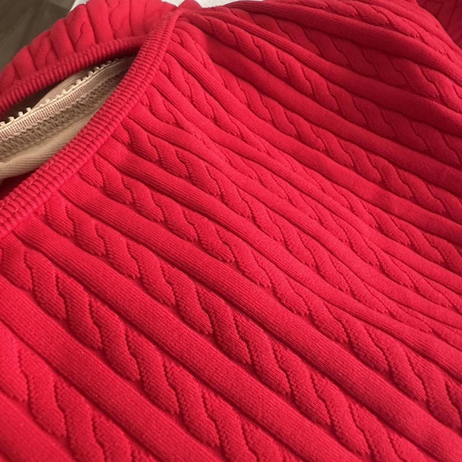 Lauren Ralph Lauren Lauren Ralph Lauren cable knit red tank bra vintage Size S / US 4 / IT 40 - 3 Thumbnail