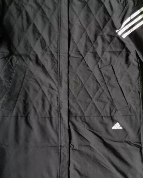 Adidas Adidas Stadium Parka Long Black Bomber Jacket Size US S / EU 44-46 / 1 - 2 Thumbnail
