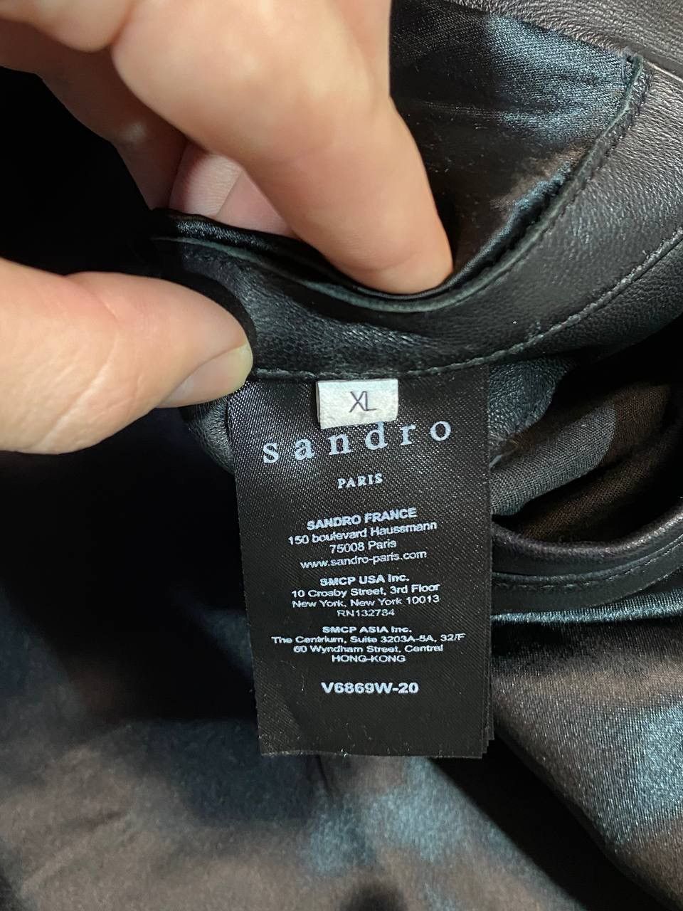 Sandro Sandro Paris Men Leather Jacket Black Biker Motorcycle Rac Size US M / EU 48-50 / 2 - 17 Thumbnail