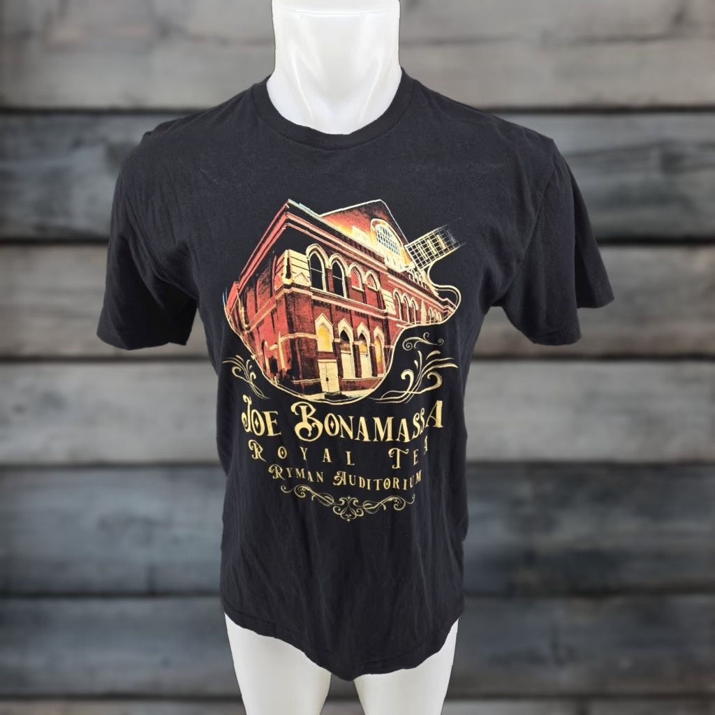 Vintage VINTAGE Joe Bonamassa Royal Tea, Ryman Auditorium 2020 Black T-Shirt MEDIUM Shirt Mens - Joe Bonamassa 2020 Concert Size US M / EU 48-50 / 2 - 1 Thumbnail