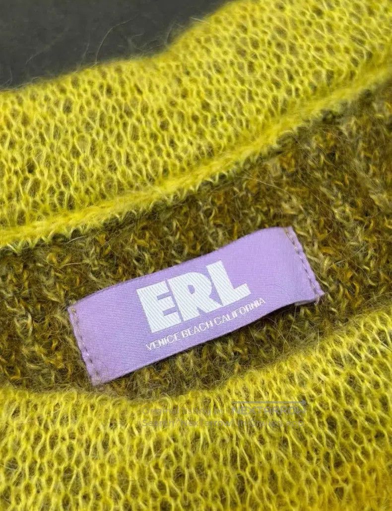 ERL ERL Ombre Round Neck Long Sleeve Wool and Mohair Sweater Size US S / EU 44-46 / 1 - 4 Thumbnail