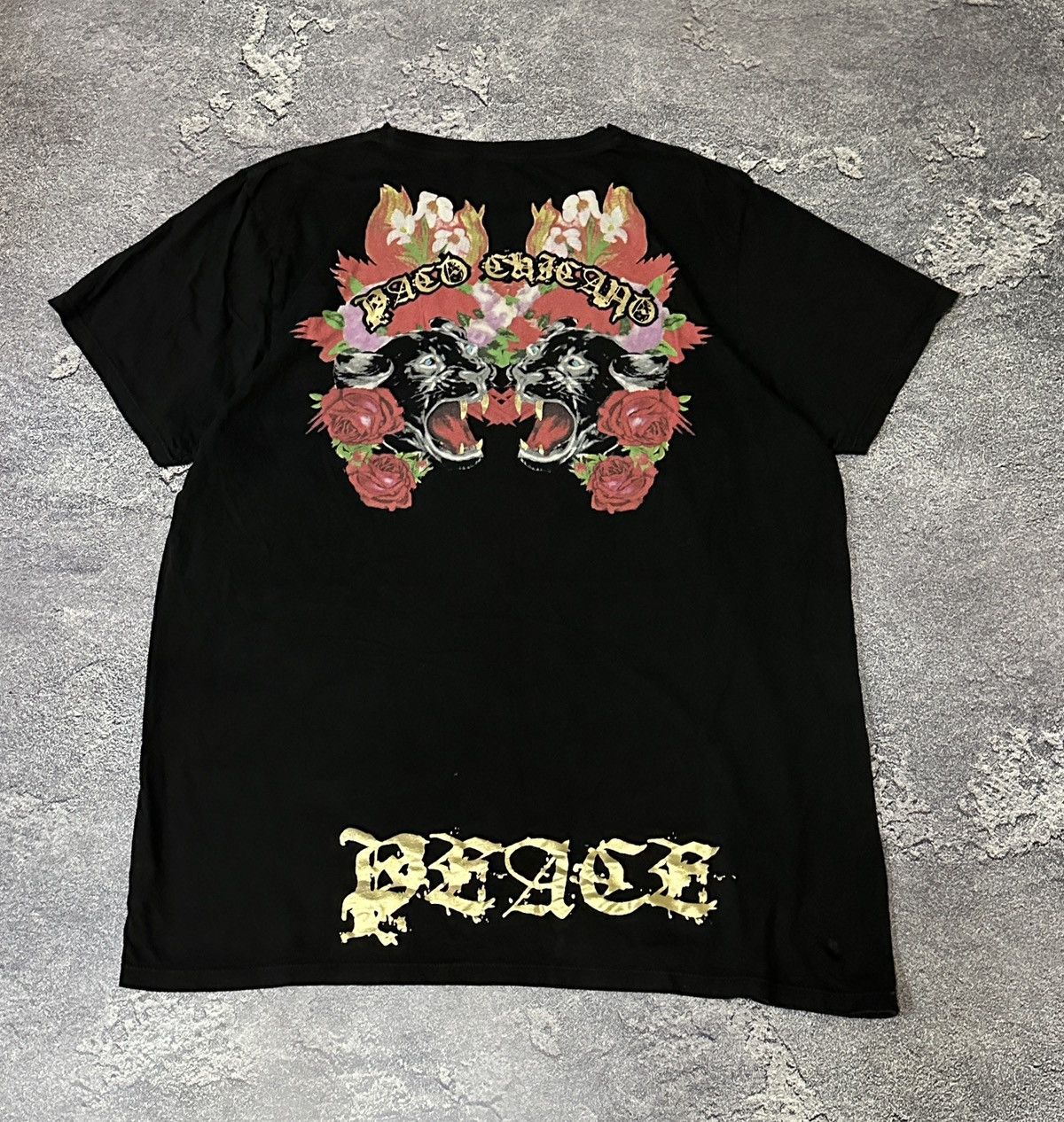 Christian Audigier Vintage Paco Chicano By Christian Audigier Cupid Peace Punk Size US XXL / EU 58 / 5 - 2 Thumbnail