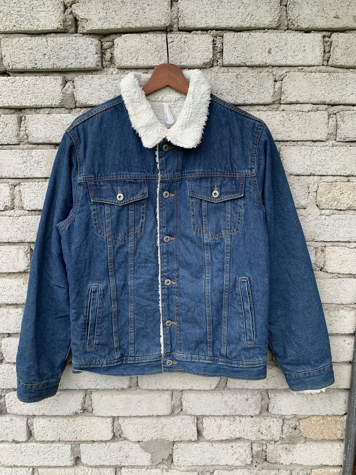 Japanese Brand × Other 🔥Steals🔥 HALHAM Denim Sherpa Lined Jacket Size US L / EU 52-54 / 3 - 1 Thumbnail