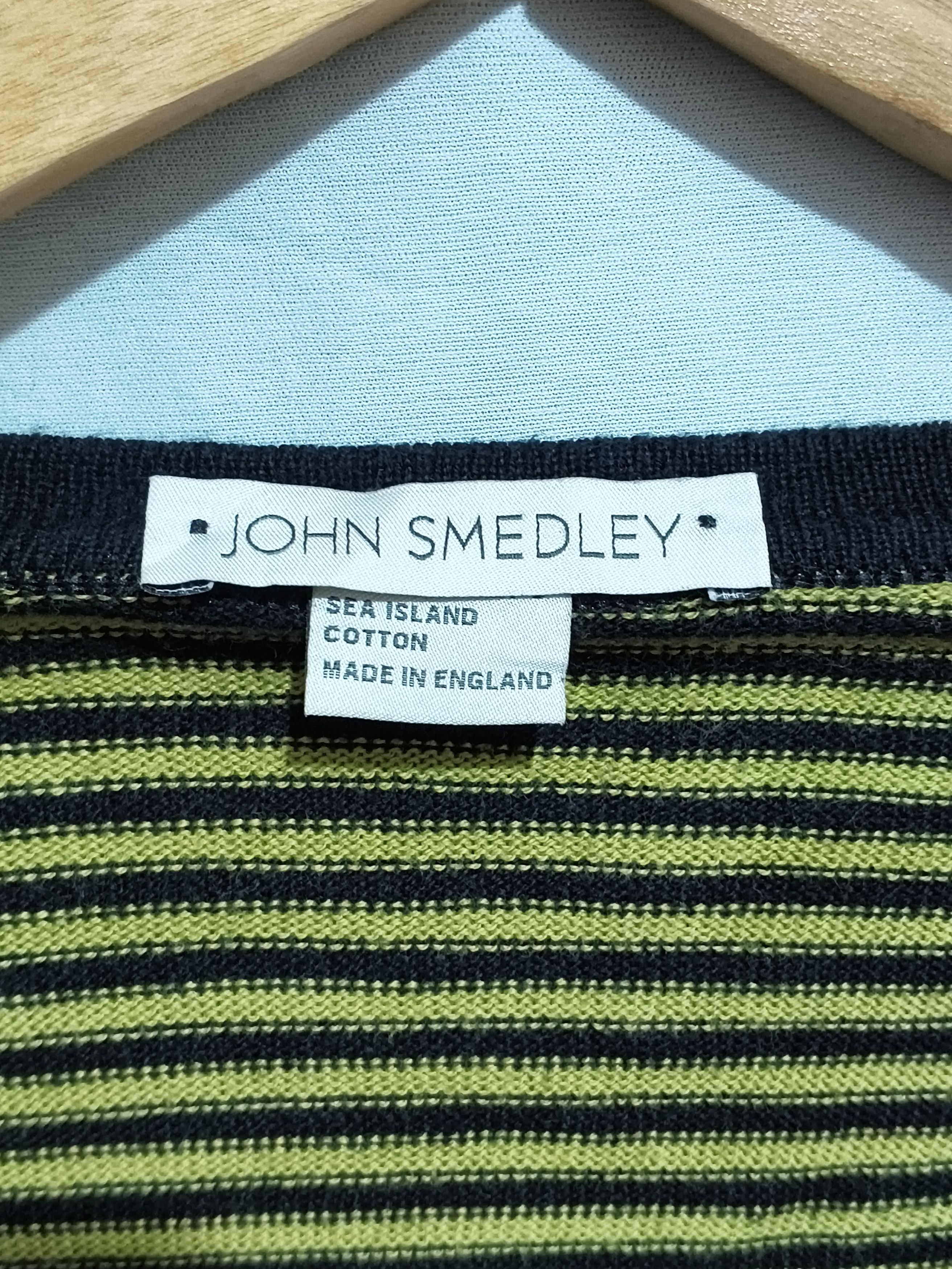 John Smedley John Smedley Sea Island Women Striped Cardigan Size M / US 6-8 / IT 42-44 - 6 Thumbnail