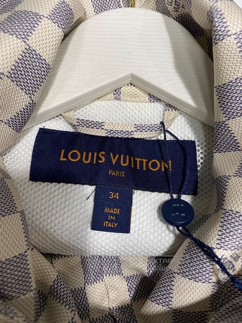 Louis Vuitton Louis Vuitton White checkered trench coat Size XXS / US 00 / IT 34 - 5 Thumbnail