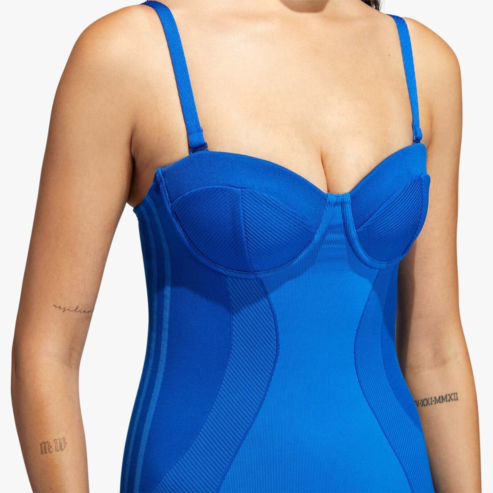 Adidas Adidas x Ivy Park HD0260 Bodycon Dress Glory Blue ( S ) Size S / US 4 / IT 40 - 2 Thumbnail