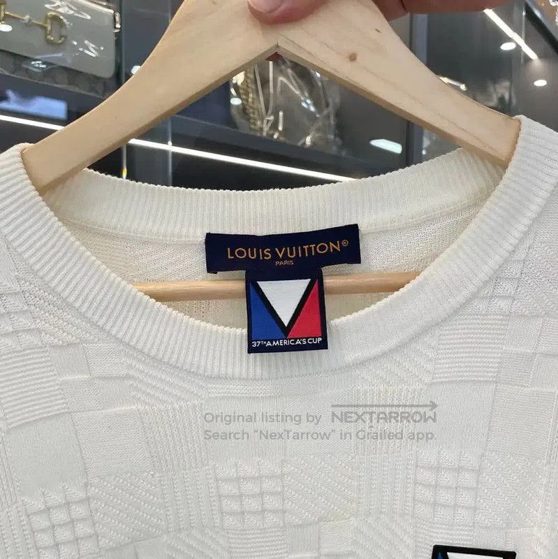 Louis Vuitton Louis Vuitton White Women's T. Size L / US 10 / IT 46 - 3 Thumbnail