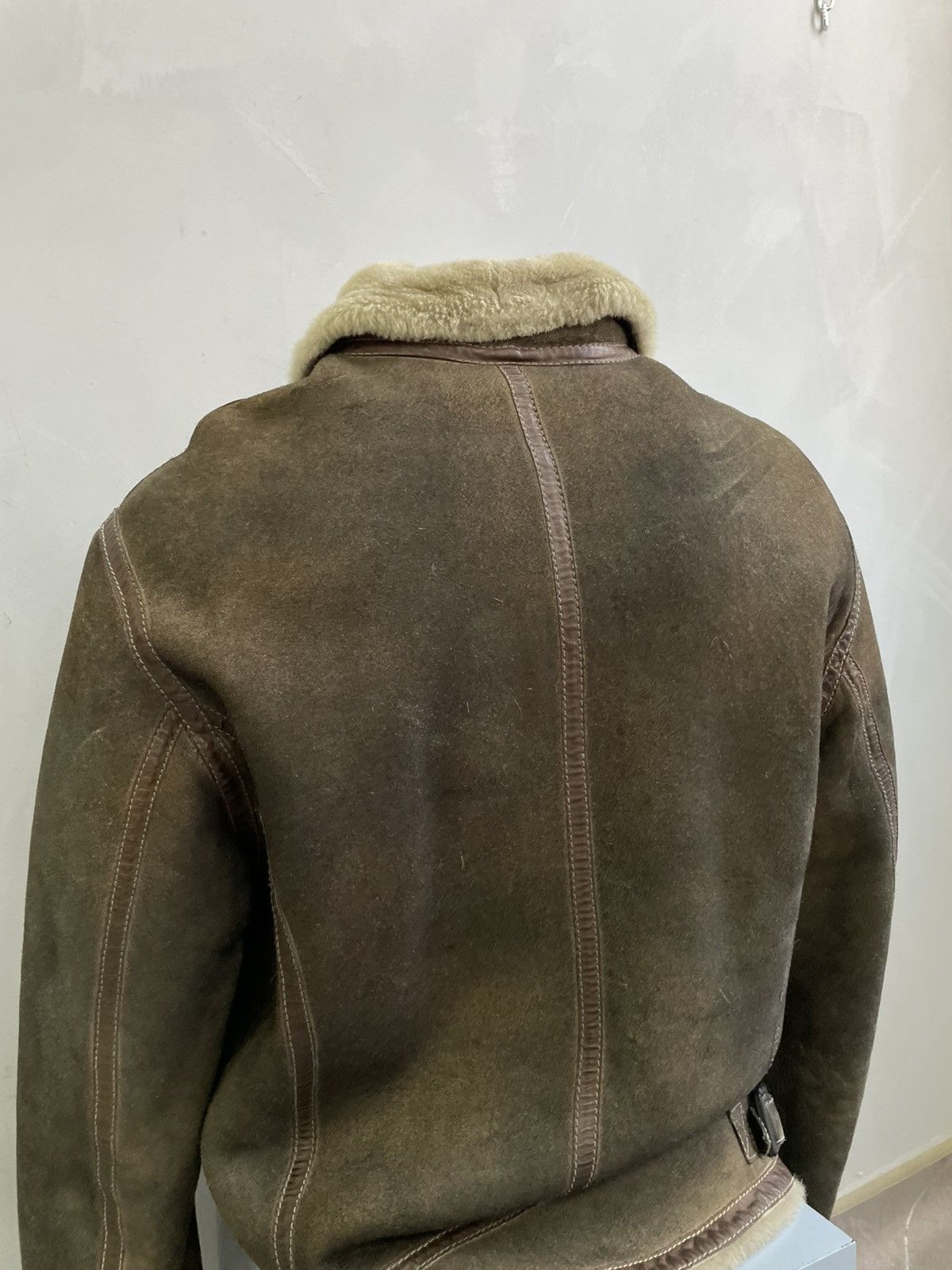 14th Addiction B 2 shearling leather fur military jacket if six was nine Size US M / EU 48-50 / 2 - 15 Thumbnail