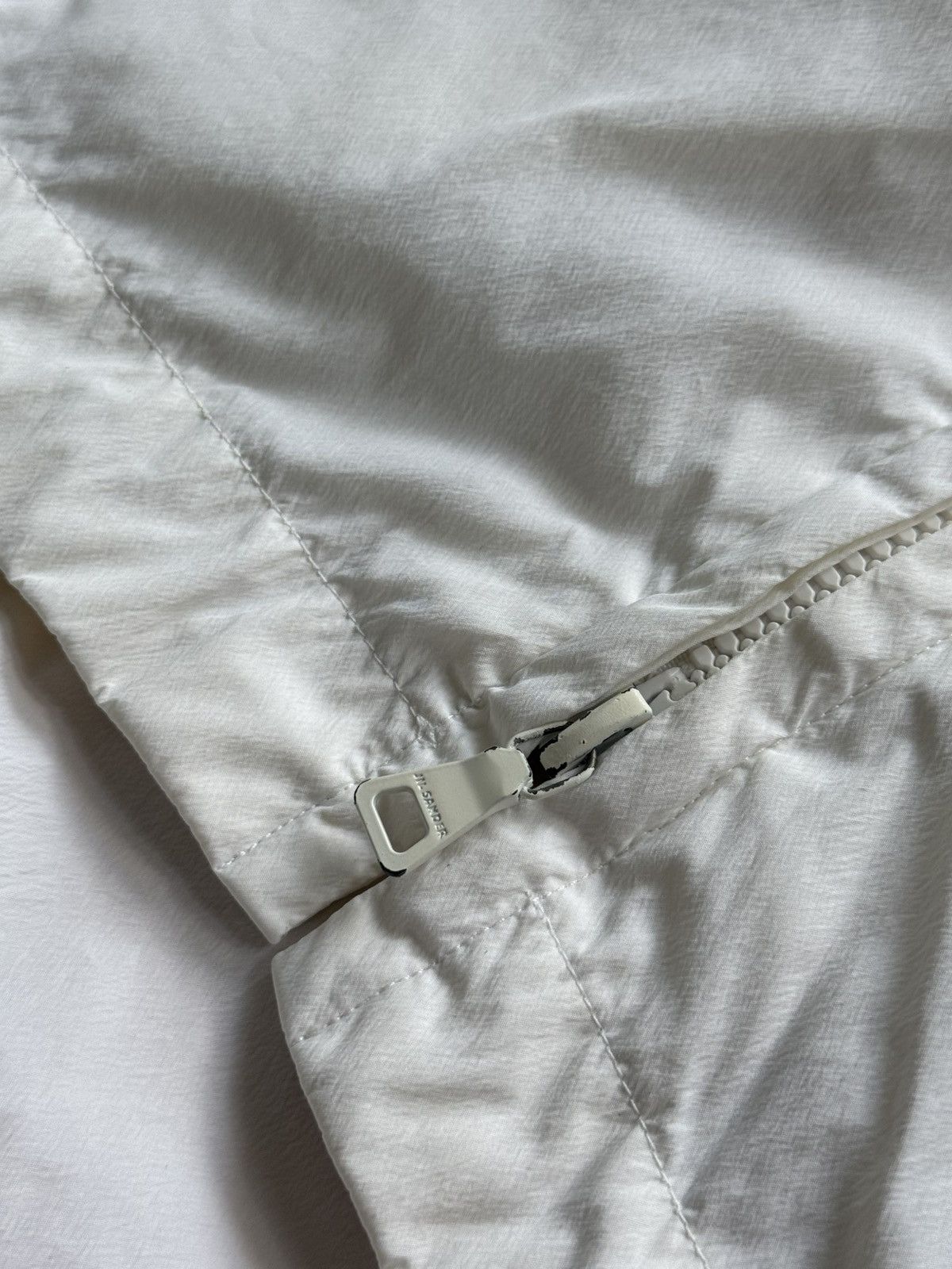 Jil Sander Jil Sander Archive white hooded jacket runway Size S / US 4 / IT 40 - 8 Thumbnail