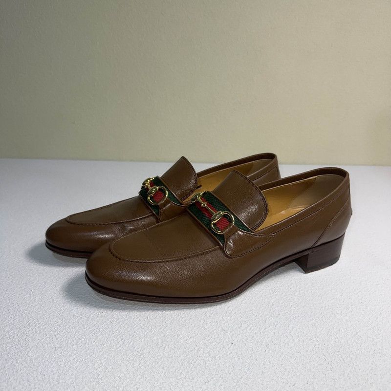 Gucci Gucci Stylish Loafers with Horsebit Detail 0079 Size US 8.5 / EU 41-42 - 1 Thumbnail