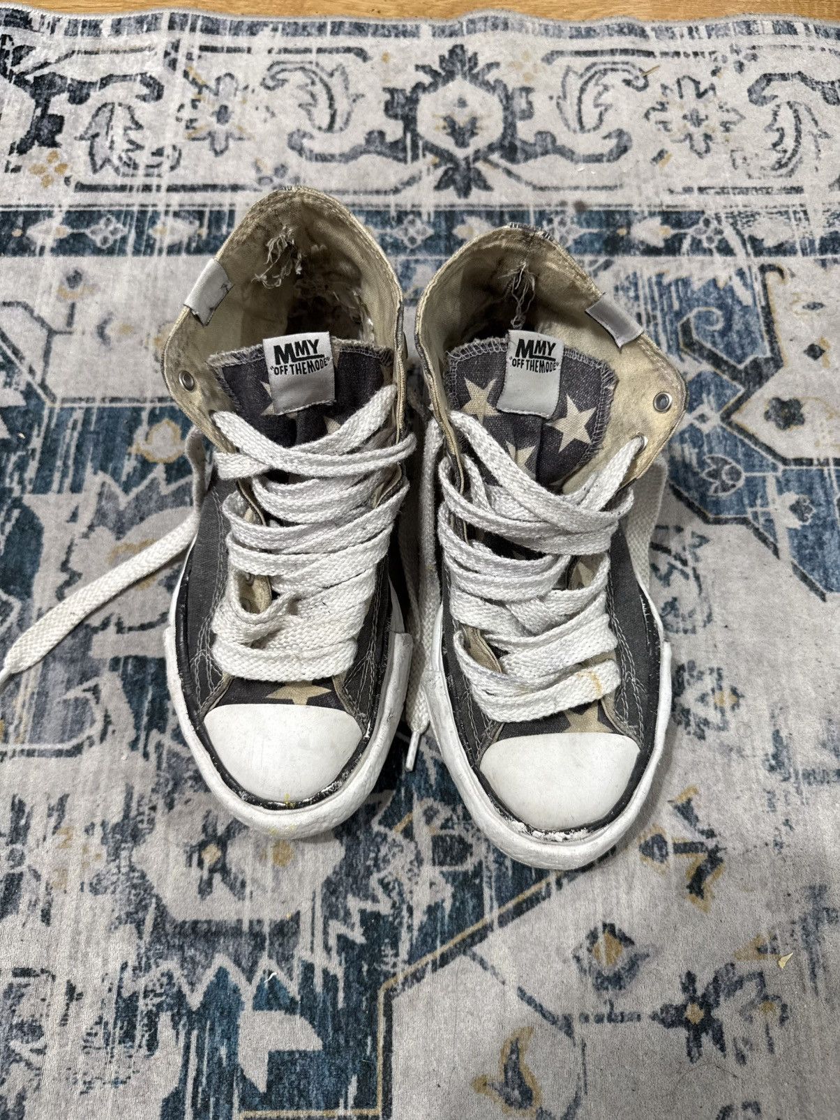 Maison MIHARA YASUHIRO Maison Mihara Yasuhiro Peterson OG High “Star Print” Size US 9 / EU 42 - 1 Thumbnail