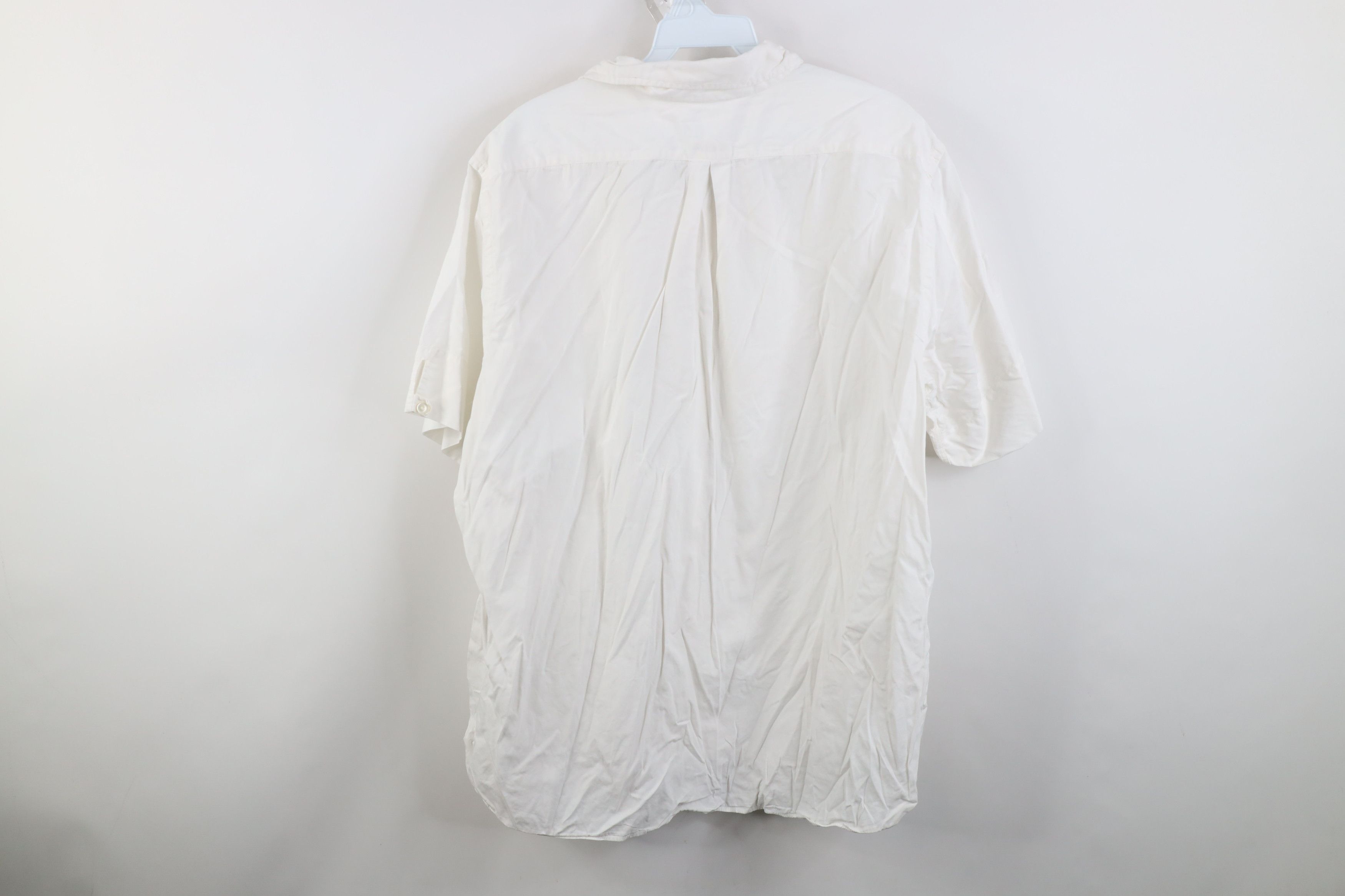 Vintage Vintage 50s Satin Stripe Single Needle Sleeve Button Shirt Size US XL / EU 56 / 4 - 10 Thumbnail