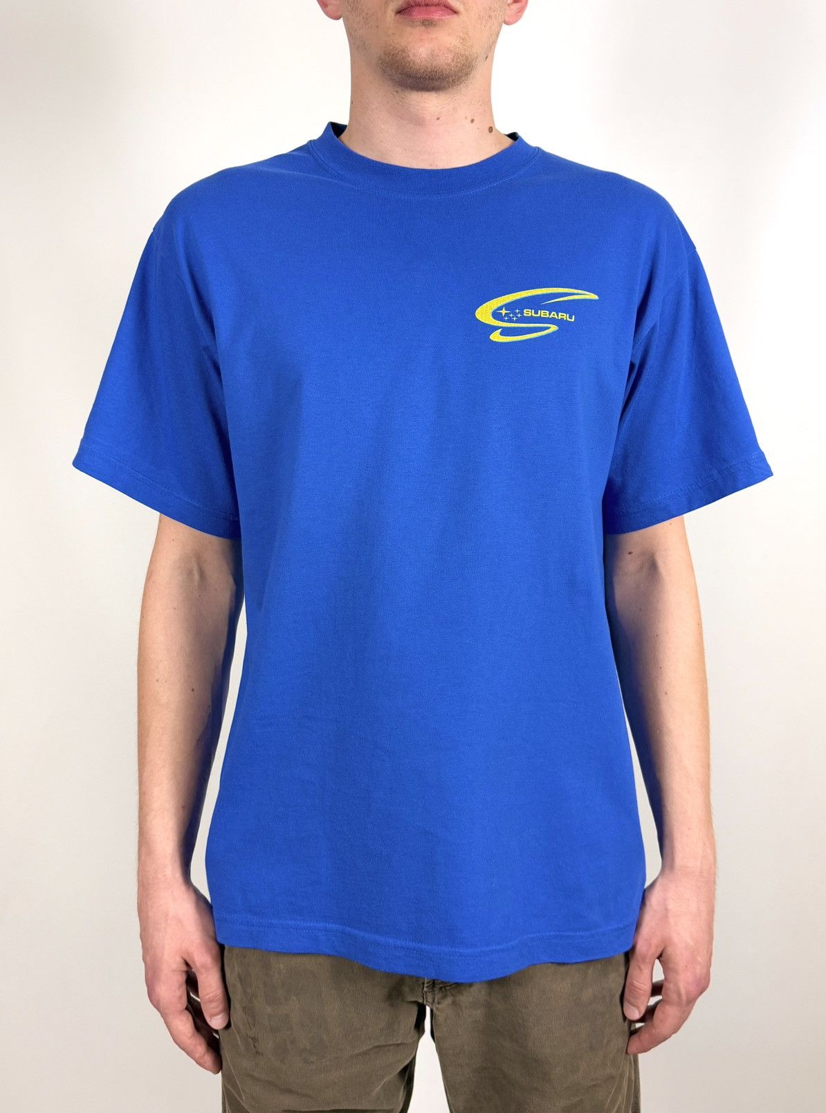 Vintage Y2k Vintage Subaru Logo Racing Tee T-shirt 90s Size US XL / EU 56 / 4 - 4 Thumbnail