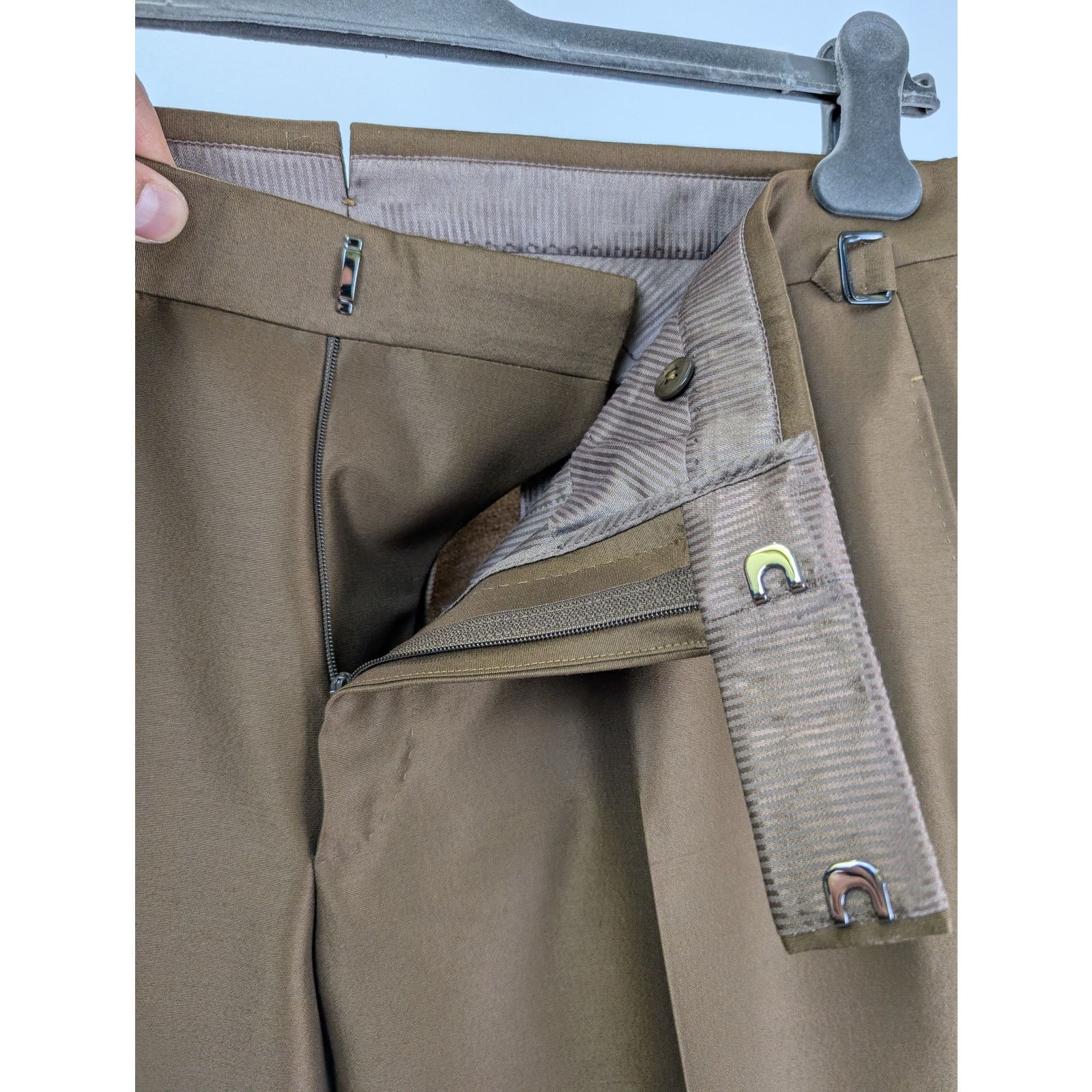 Tom Ford o1rshd1 Men's Suits Blazer Pants in Brown Size US L / EU 52-54 / 3 - 13 Thumbnail