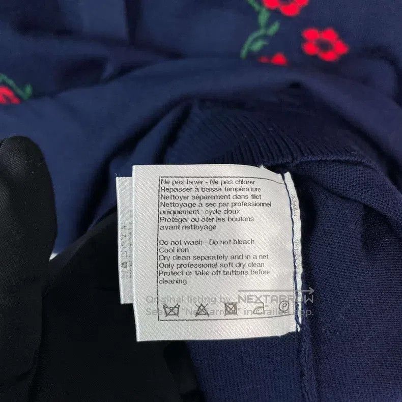 Chanel Chanel Floral pattern dark blue sweater Size XS / US 0-2 / IT 36-38 - 5 Thumbnail