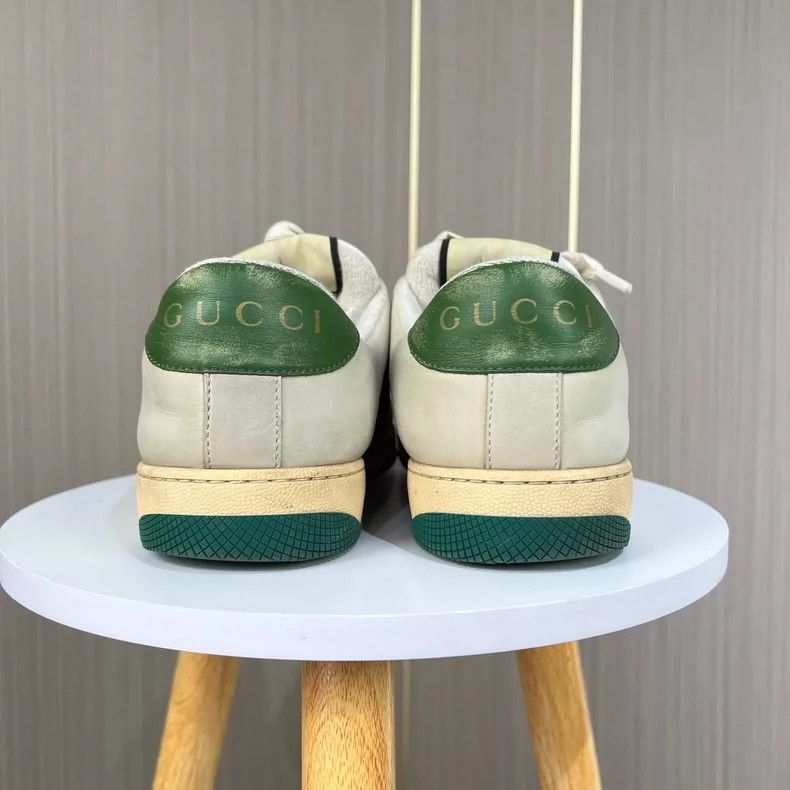 Gucci Gucci Vintage Sneakers with Green and Red Stripes-2505 Size US 7 / EU 40 - 4 Thumbnail