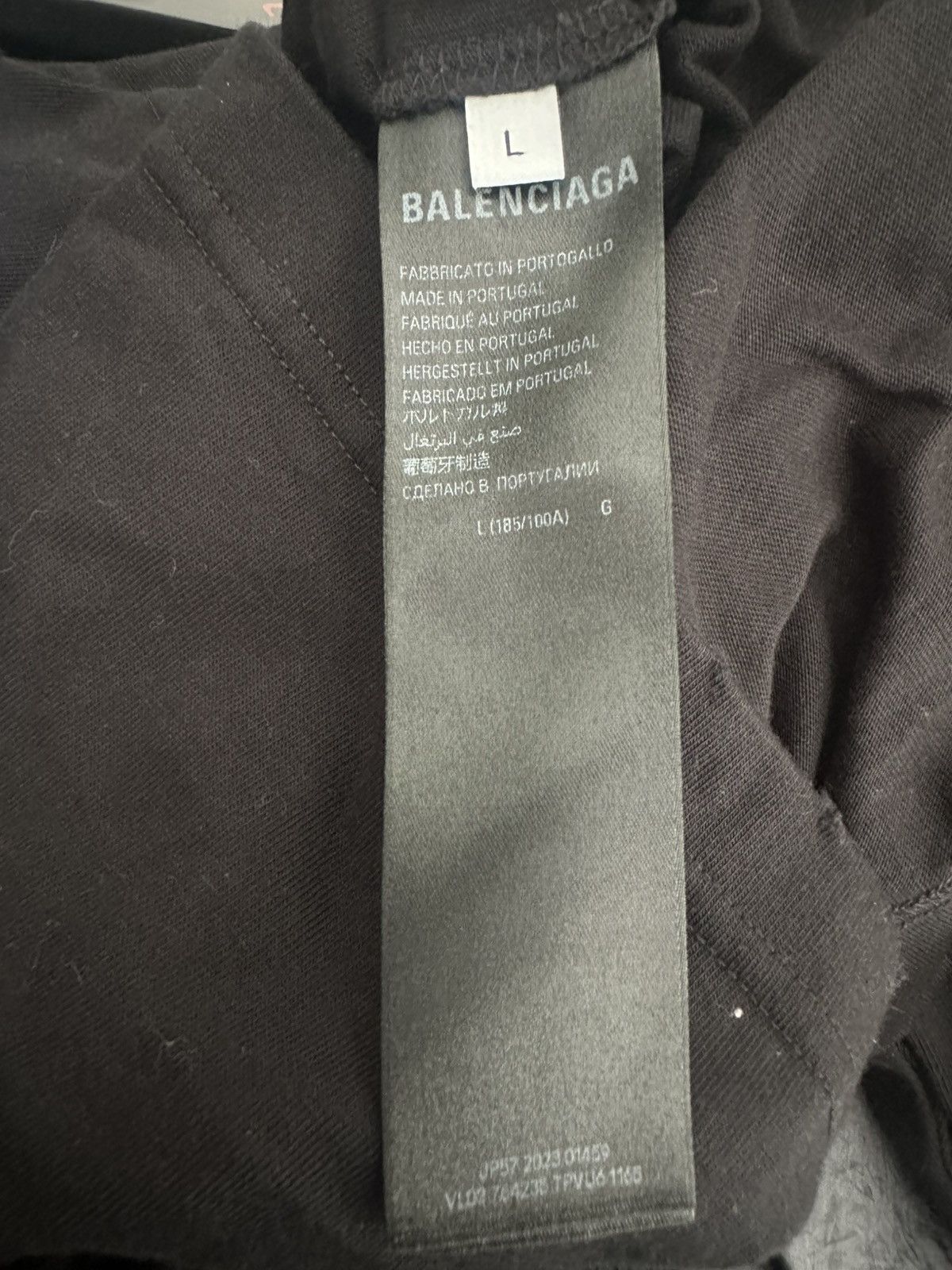 Balenciaga Balenciaga Authentic Sports Apparel Tee Size US L / EU 52-54 / 3 - 4 Thumbnail