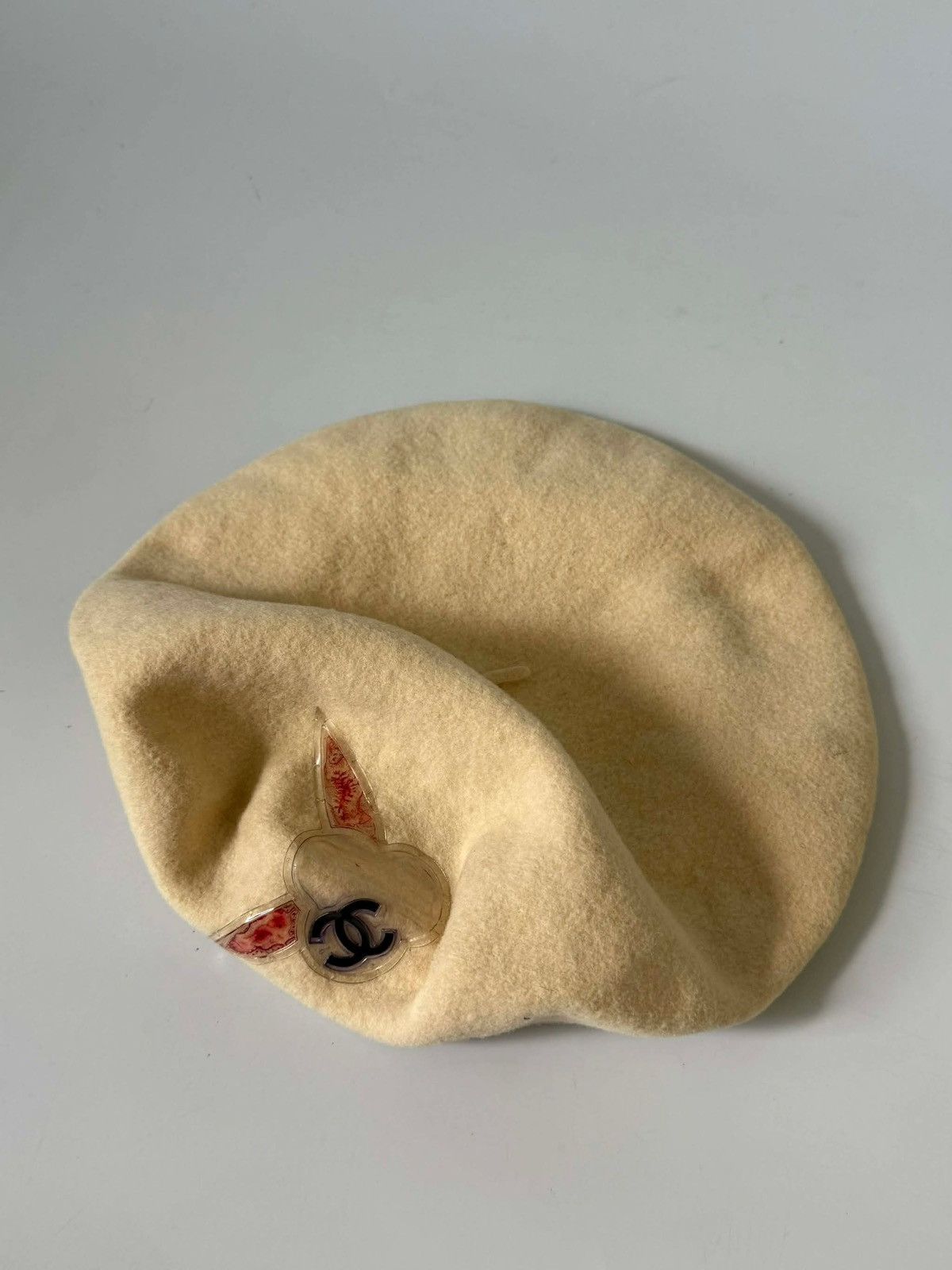 Chanel Chanel 1990-2000s CC Camellia Beret Hat Size ONE SIZE - 5 Thumbnail