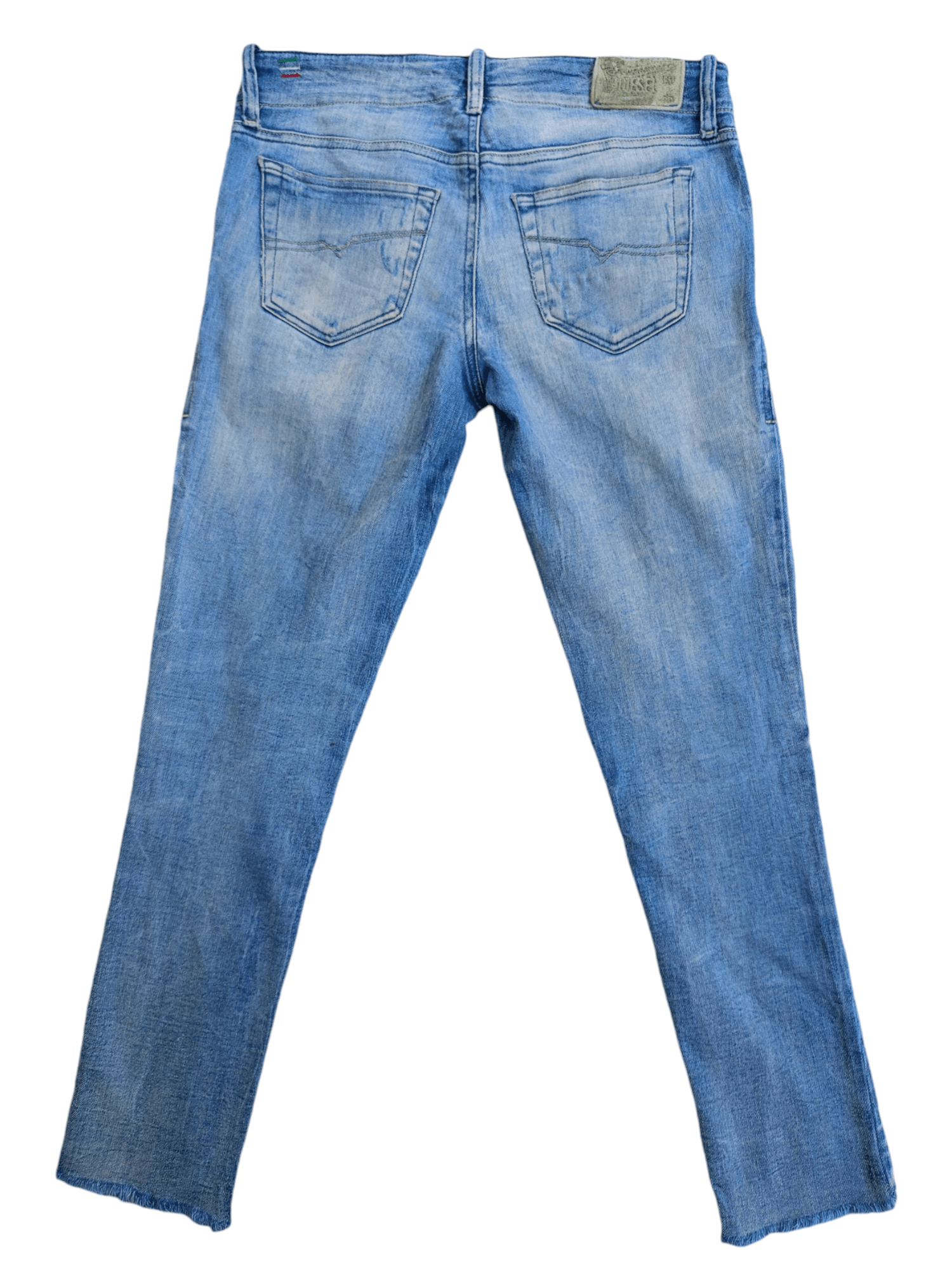 Diesel × Vintage DIESEL Grupee Cropped Super Slim Skinny Streetwear Denim Size 27" / US 4 / IT 40 - 21 Thumbnail
