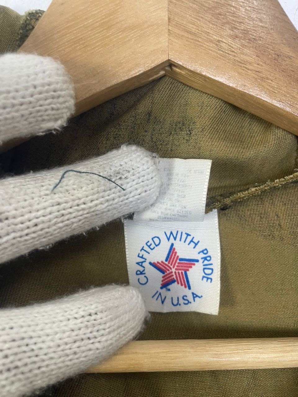 Designer × Vintage US Military Hoodie Jacket Crafted With Pride in USA Size US L / EU 52-54 / 3 - 6 Thumbnail