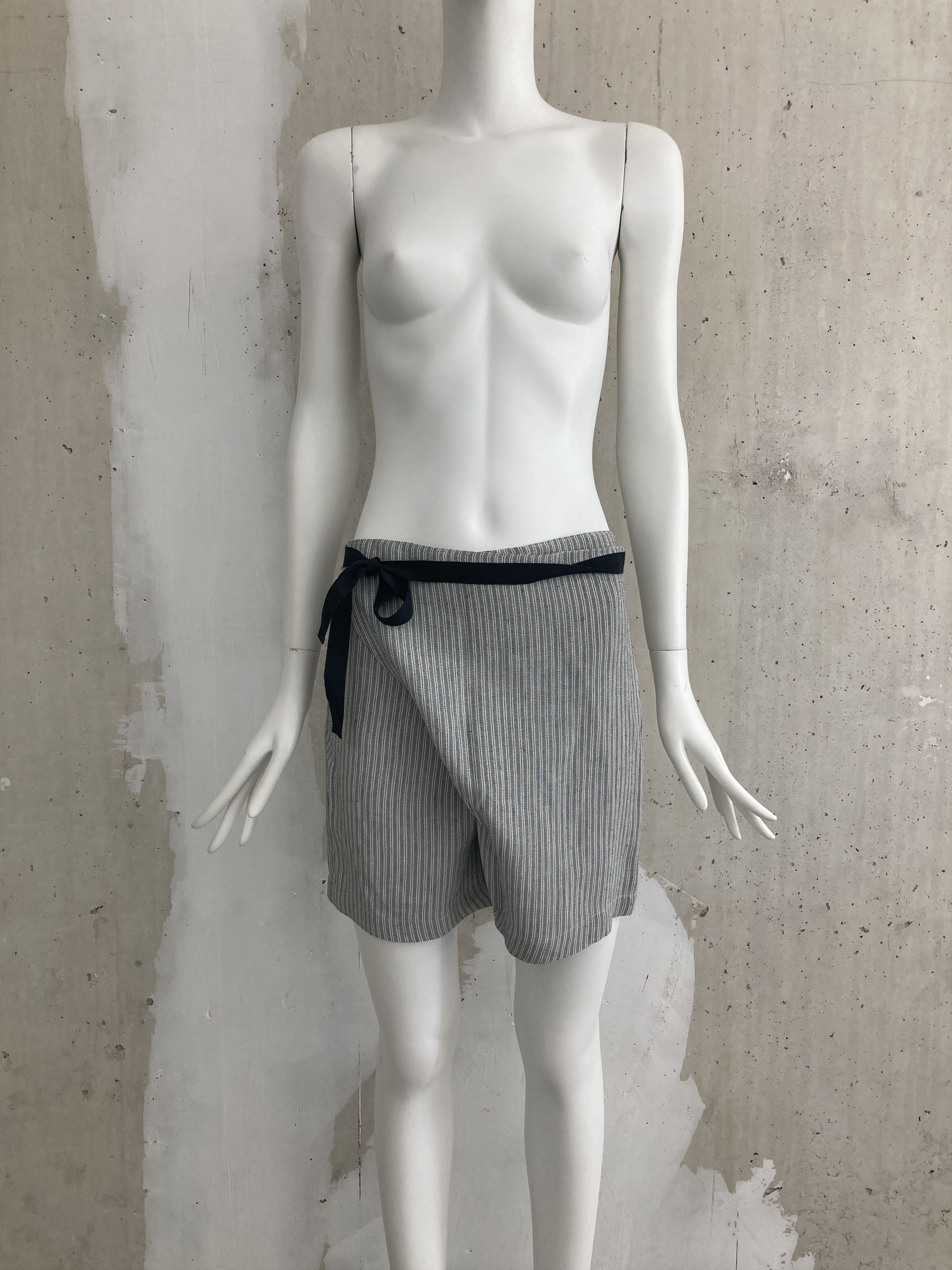 Ann Demeulemeester NADINA CARGO SHORTS NATURAL WASH COTTON