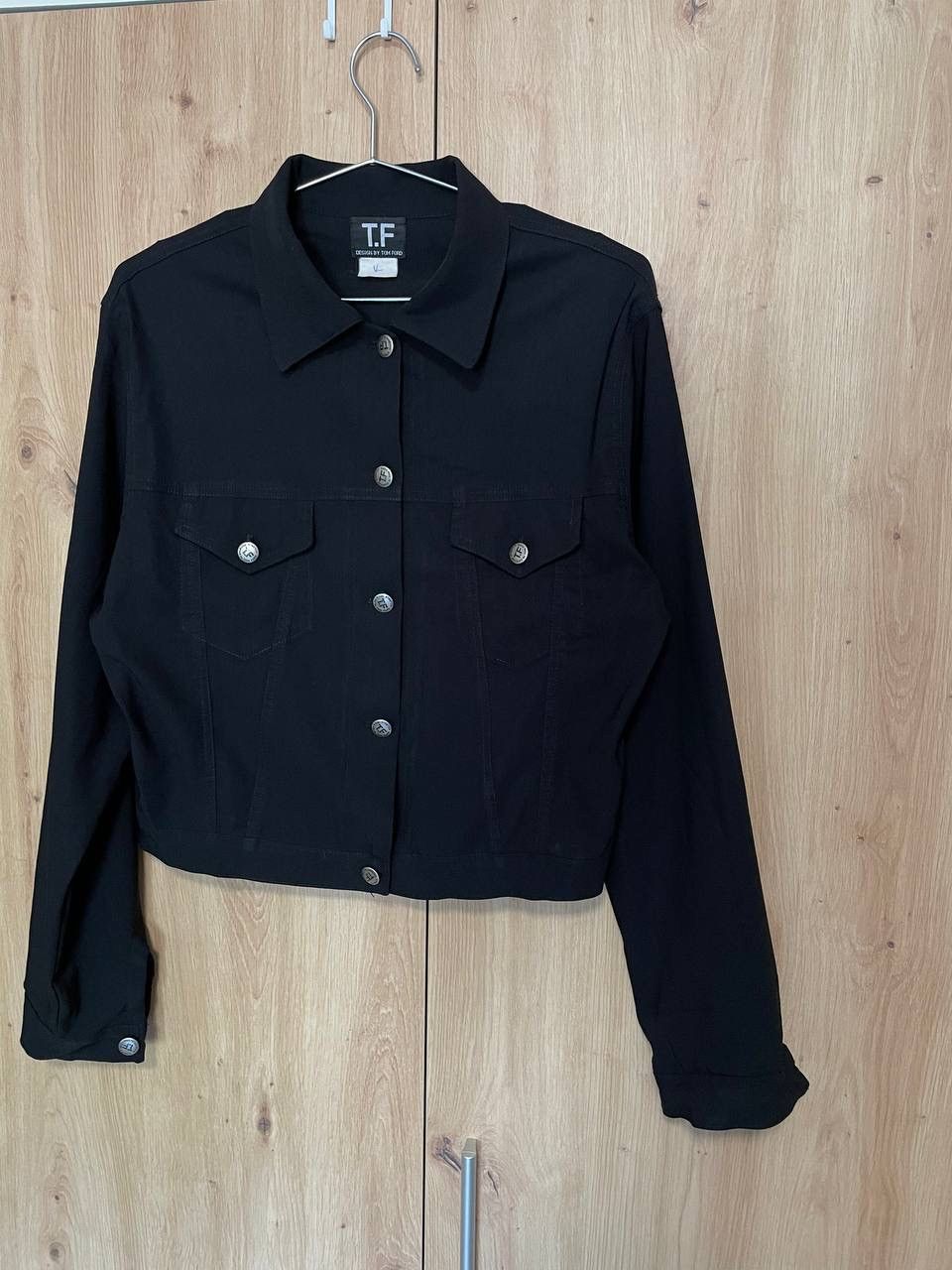 Luxe Tom Ford black stretch women’s blazer S-M Size S / US 4 / IT 40 - 1 Thumbnail