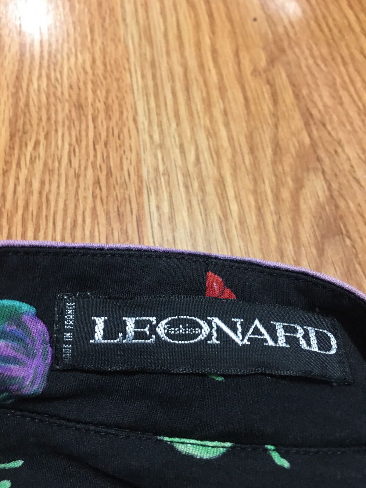 Leonard Paris × Vintage LEONARD Paris Vintage 90s Silk Fruit Print Kimono Dress Size ONE SIZE - 12 Thumbnail