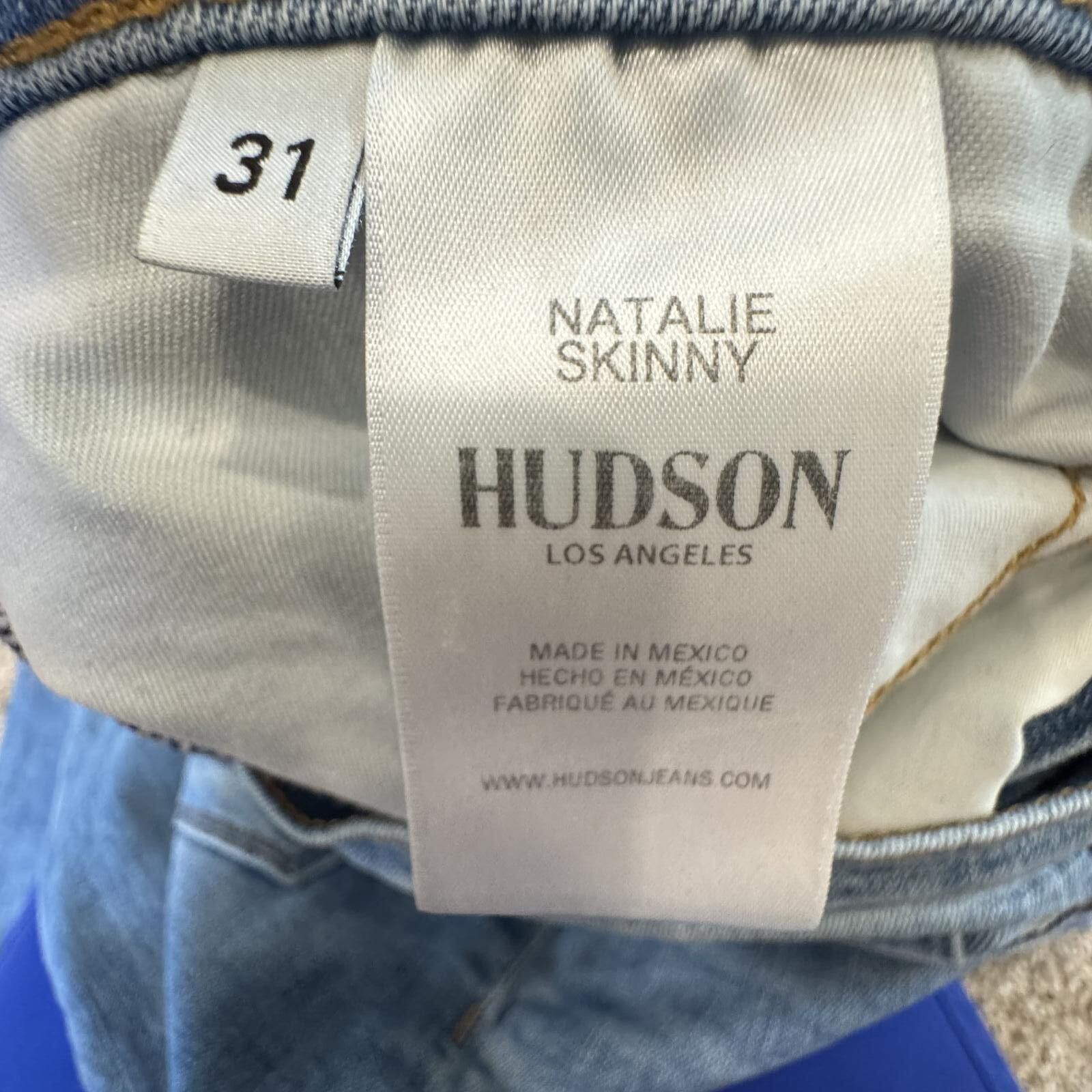 Hudson Hudson Natalie Skinny Size 31 Size 30" / US 8 / IT 44 - 5 Thumbnail