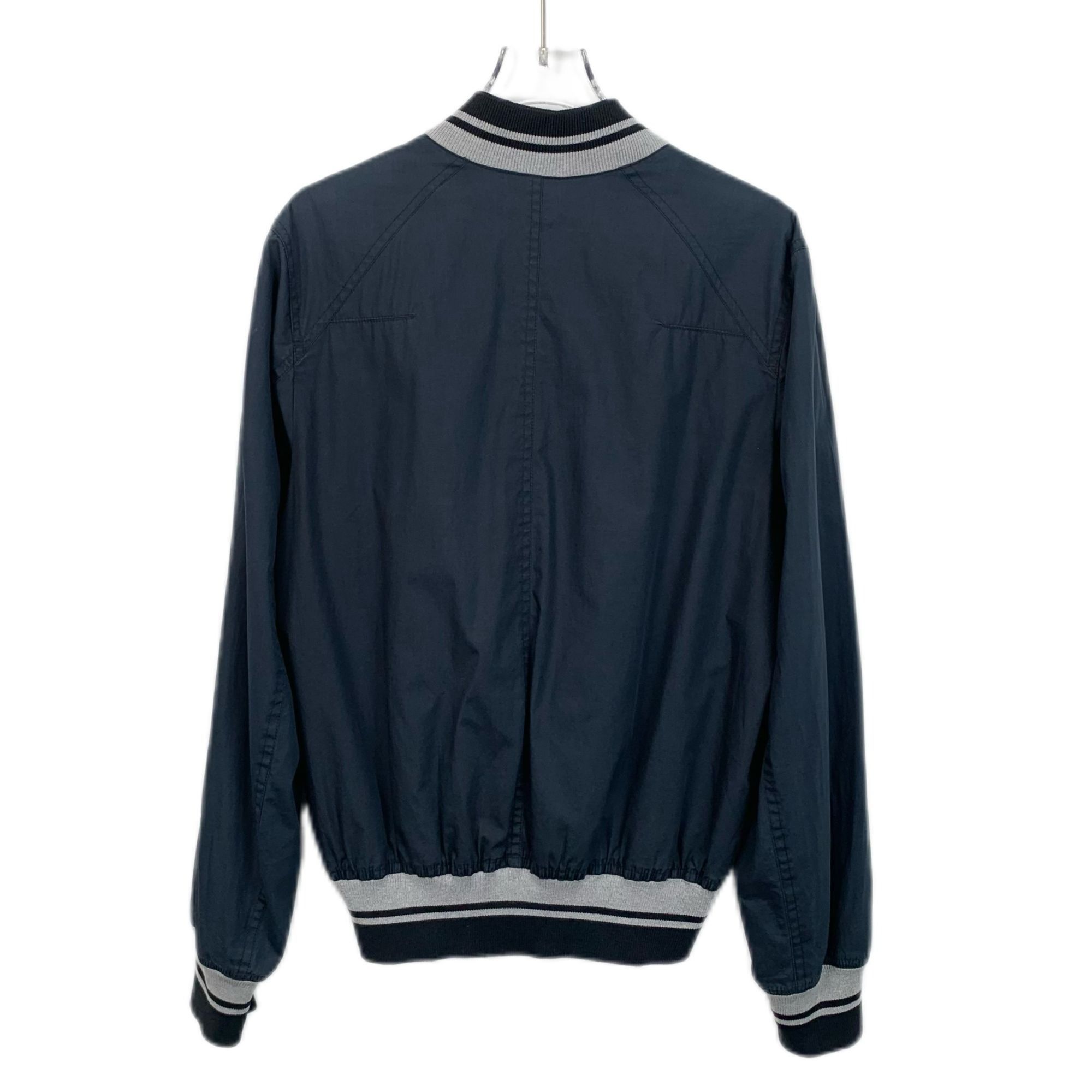 Dior Dior Navy Bomber Jacket With Embroidered Bee Logo Size US S / EU 44-46 / 1 - 2 Thumbnail