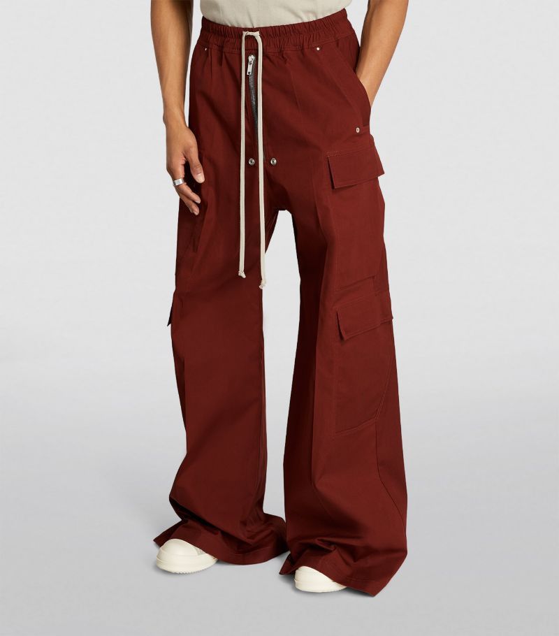 Rick Owens o1s1v1n0724 Cargo Pants in Brown Size US 32 / EU 48 - 3 Thumbnail