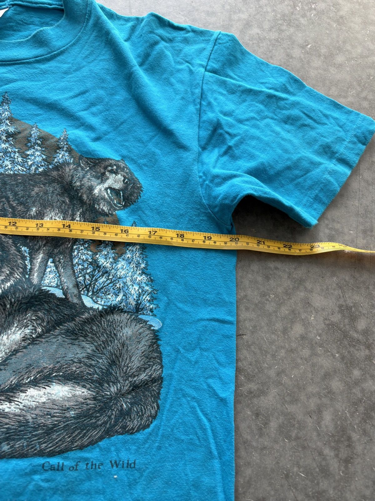 Vintage Vintage 80s Wolf Graphic Tee Size US M / EU 48-50 / 2 - 5 Thumbnail