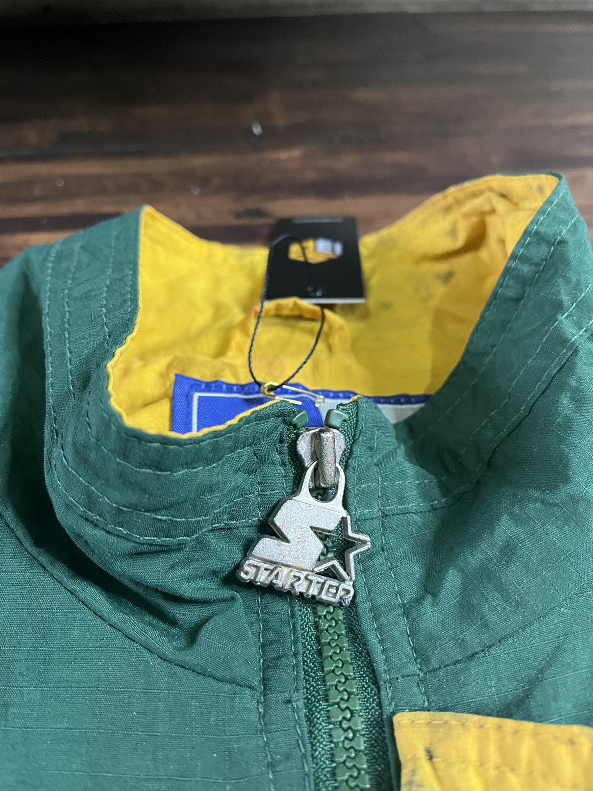 Starter Vintage 90's Starter Seattle Sonics Supersonics Jacket NBA Size US XL / EU 56 / 4 - 4 Thumbnail